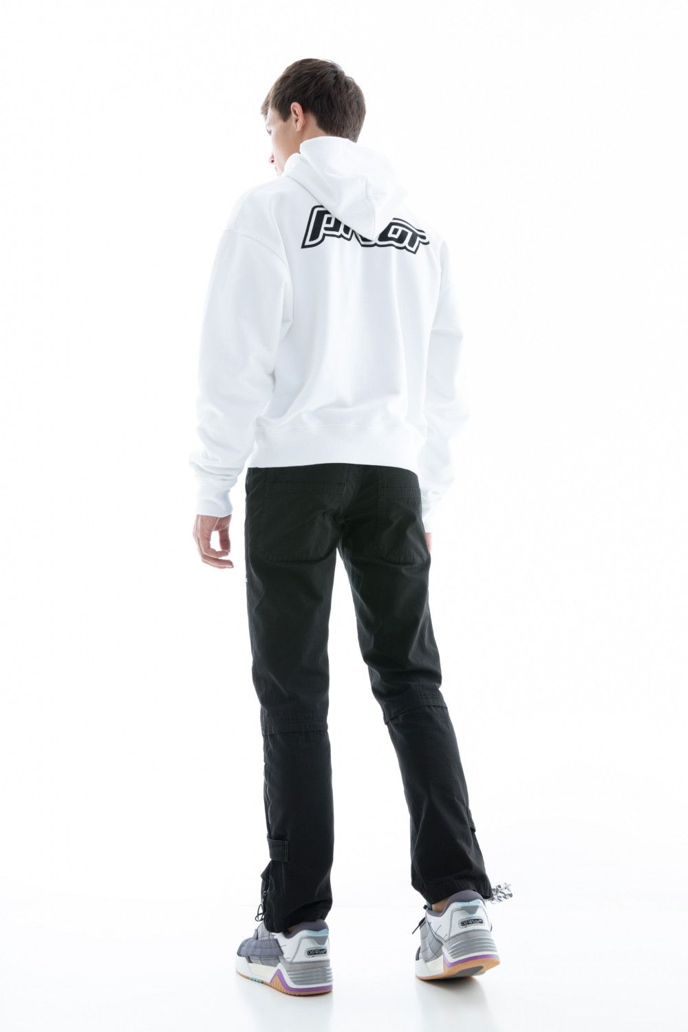 Off-White Cotton Straight Leg Jeans Size US 32 / EU 48 - 3 Thumbnail