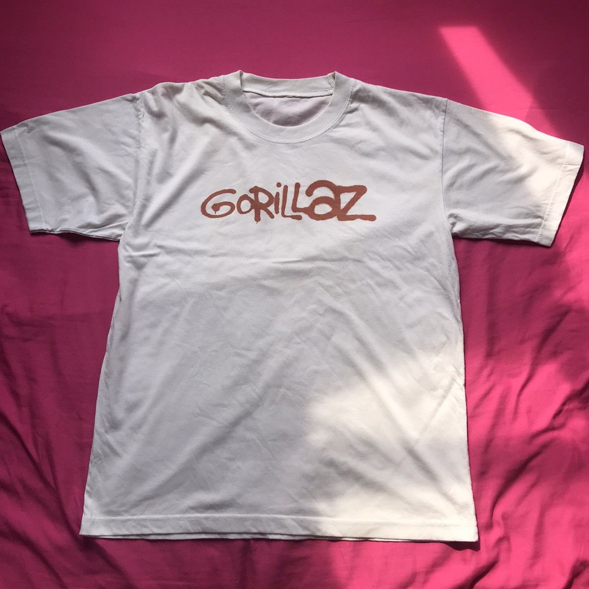 image of Band Tees x Vintage Gorillaz Tee in White, Men's (Size Medium)