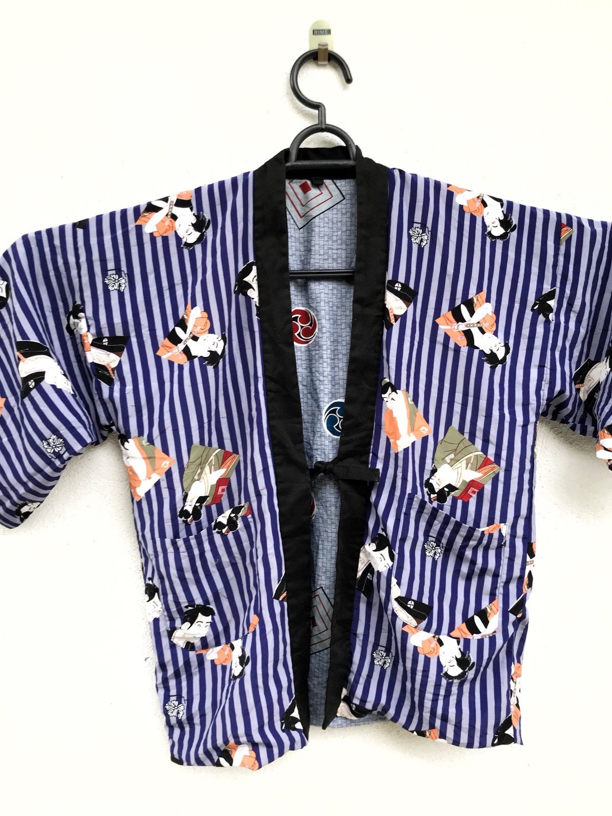 Japanese Brand × Vintage Vintage Japan Quilted Kimono Samurai Warrior Yakuza Size US M / EU 48-50 / 2 - 2 Thumbnail