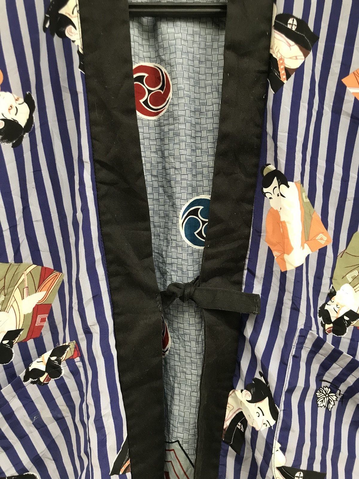 Japanese Brand × Vintage Vintage Japan Quilted Kimono Samurai Warrior Yakuza Size US M / EU 48-50 / 2 - 14 Thumbnail