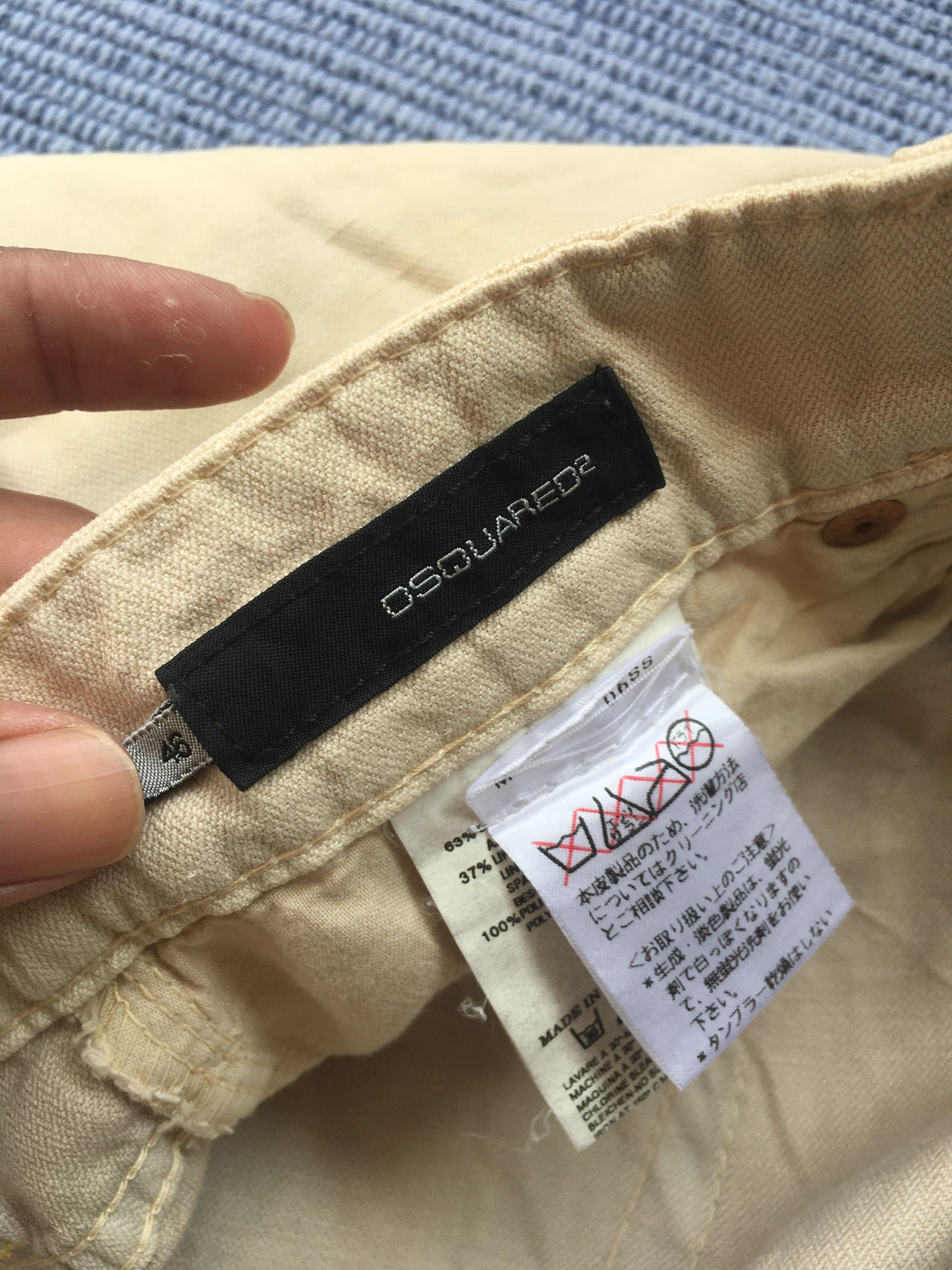 Dsquared2 cotton linen jeans Size US 30 / EU 46 - 8 Thumbnail