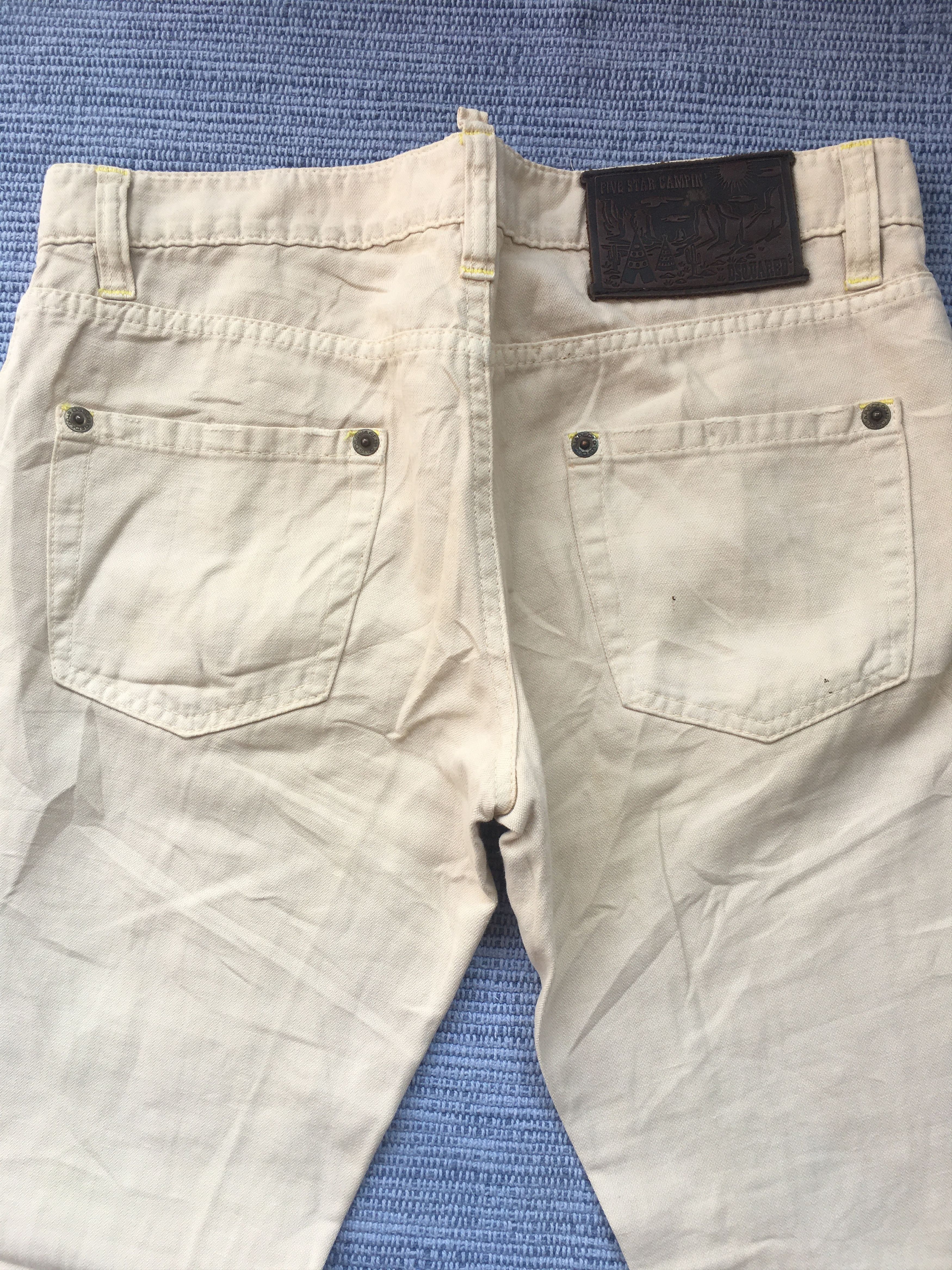 Dsquared2 cotton linen jeans Size US 30 / EU 46 - 6 Thumbnail