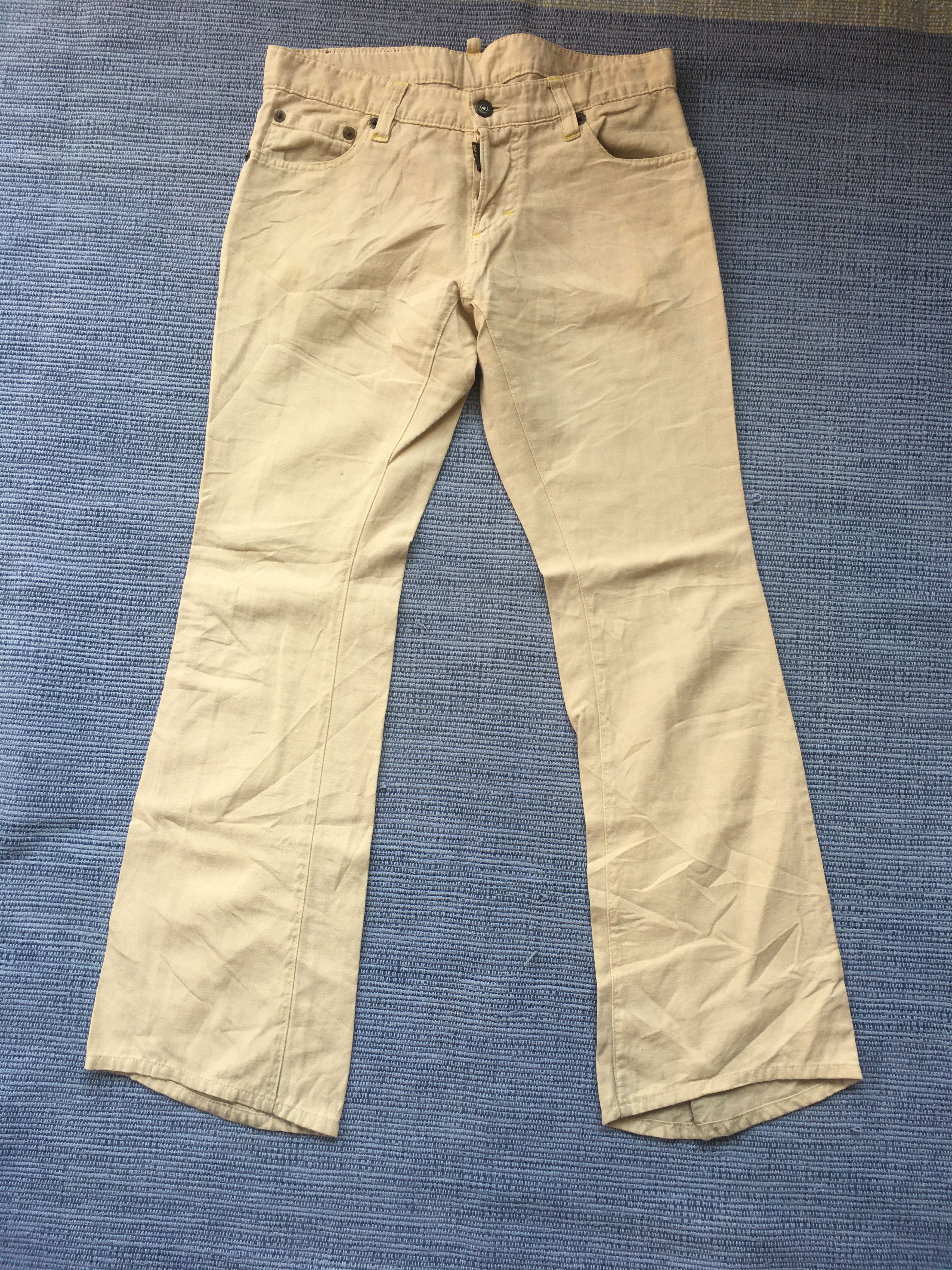 Dsquared2 cotton linen jeans Size US 30 / EU 46 - 1 Thumbnail