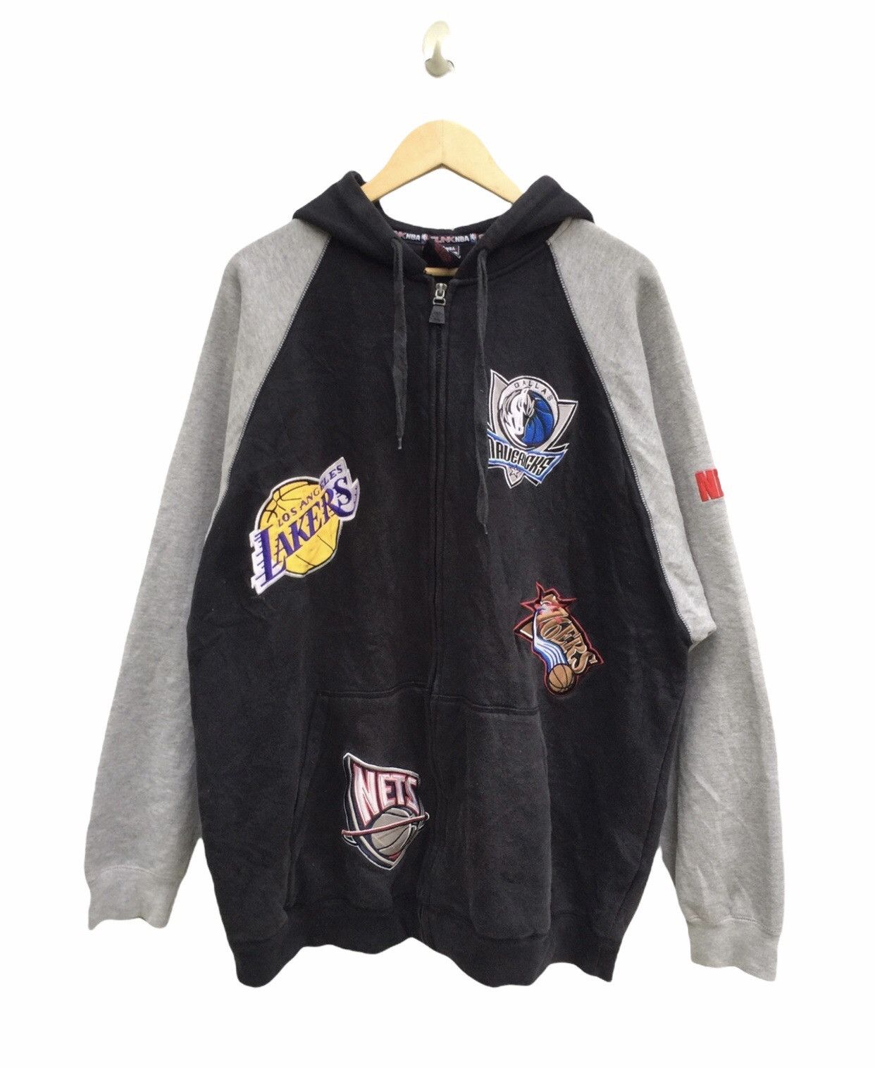 Sports Specialties NBA Team Embroidery Hoodie Jacket LA Lakers 76ers Size US XXL / EU 58 / 5 - 1 Thumbnail