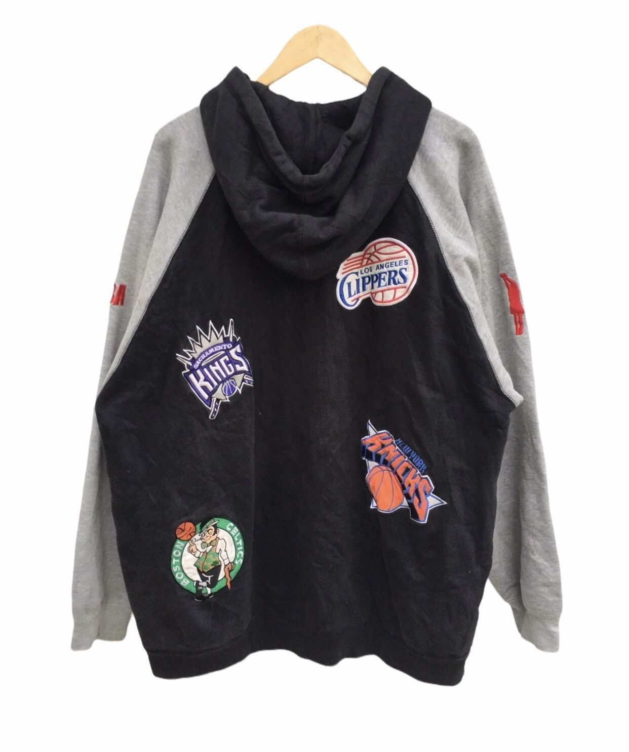 Sports Specialties NBA Team Embroidery Hoodie Jacket LA Lakers 76ers Size US XXL / EU 58 / 5 - 2 Thumbnail