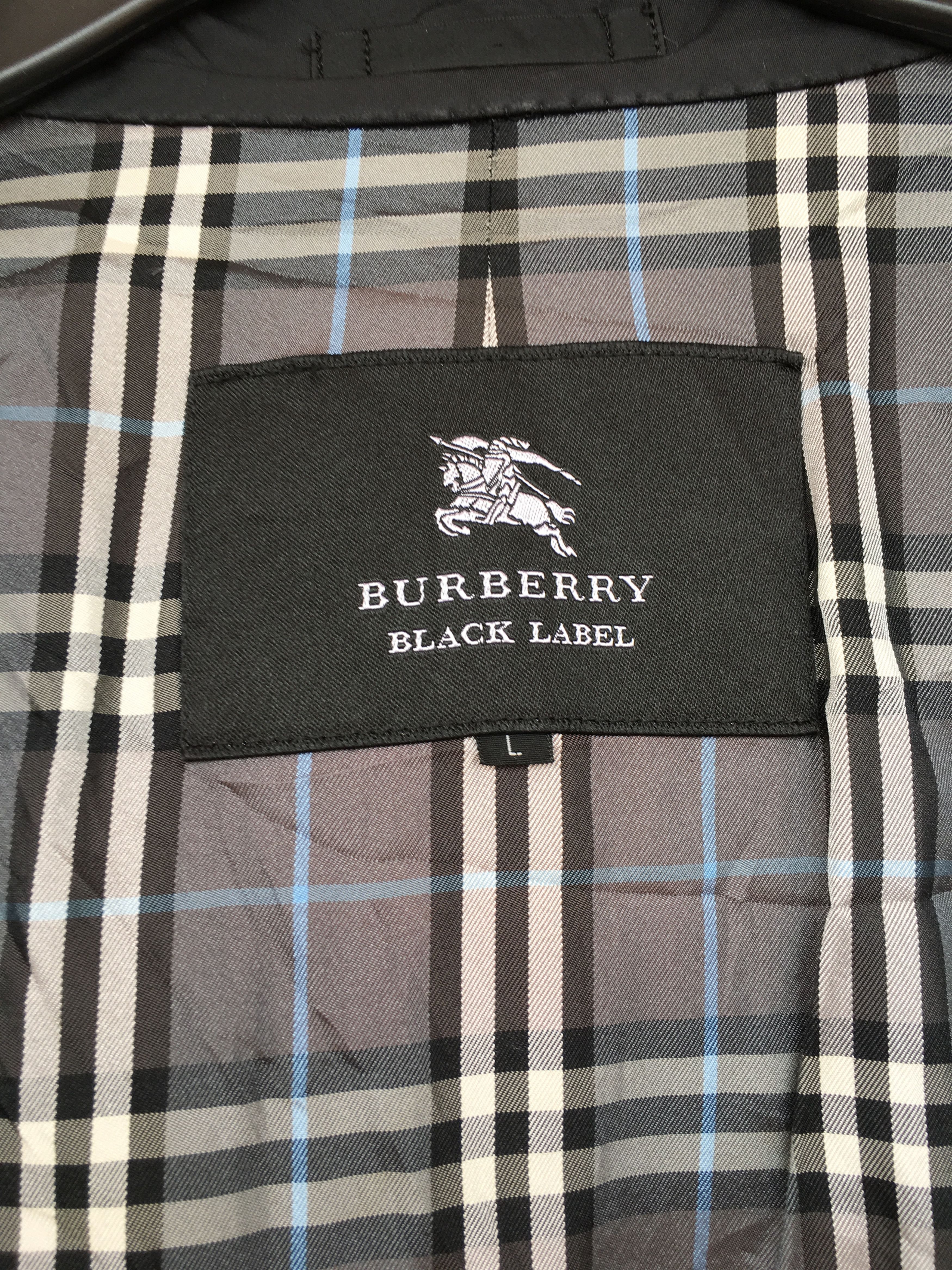 Burberry black long coat Size US L / EU 52-54 / 3 - 2 Thumbnail
