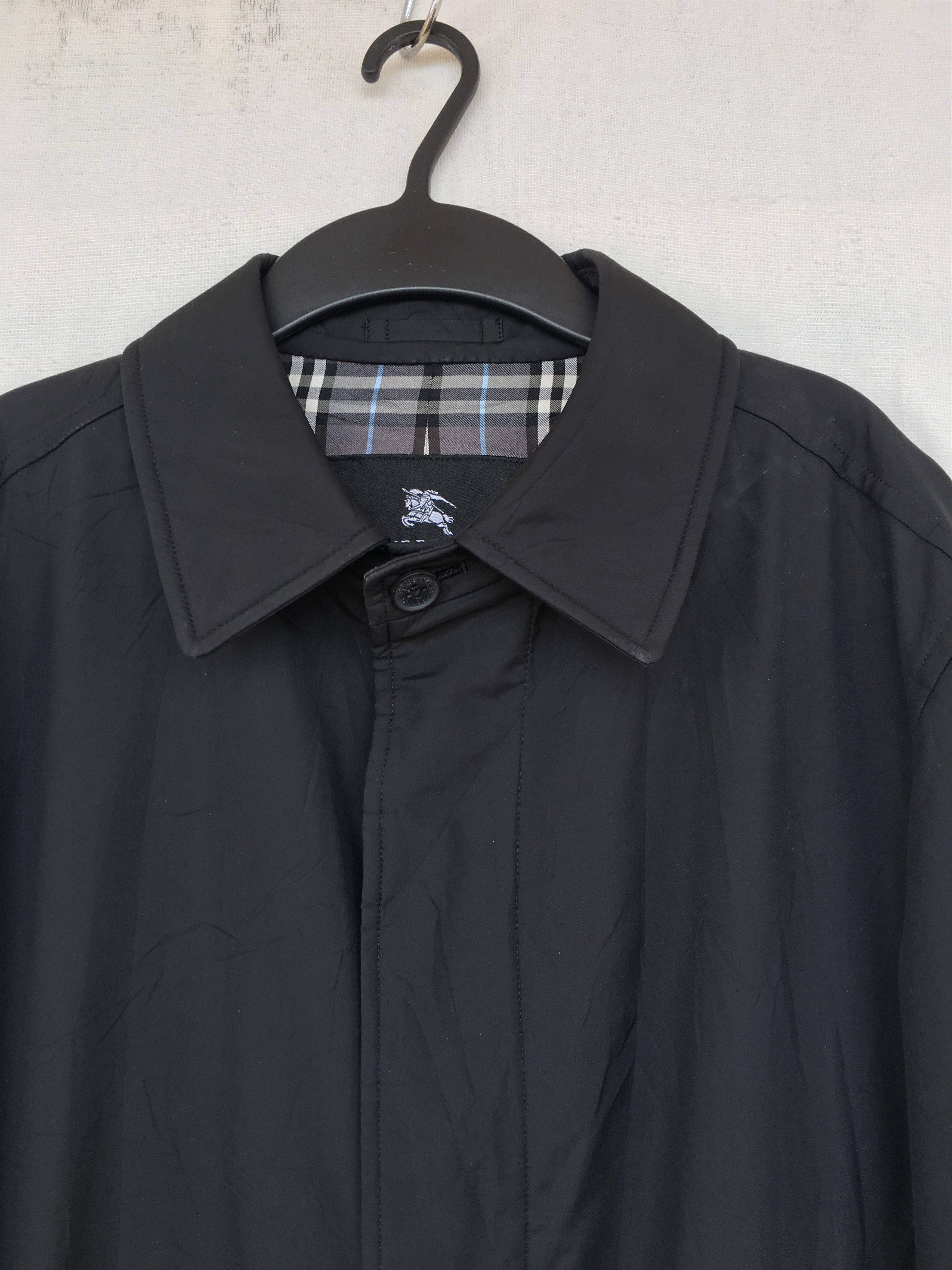 Burberry black long coat Size US L / EU 52-54 / 3 - 6 Thumbnail