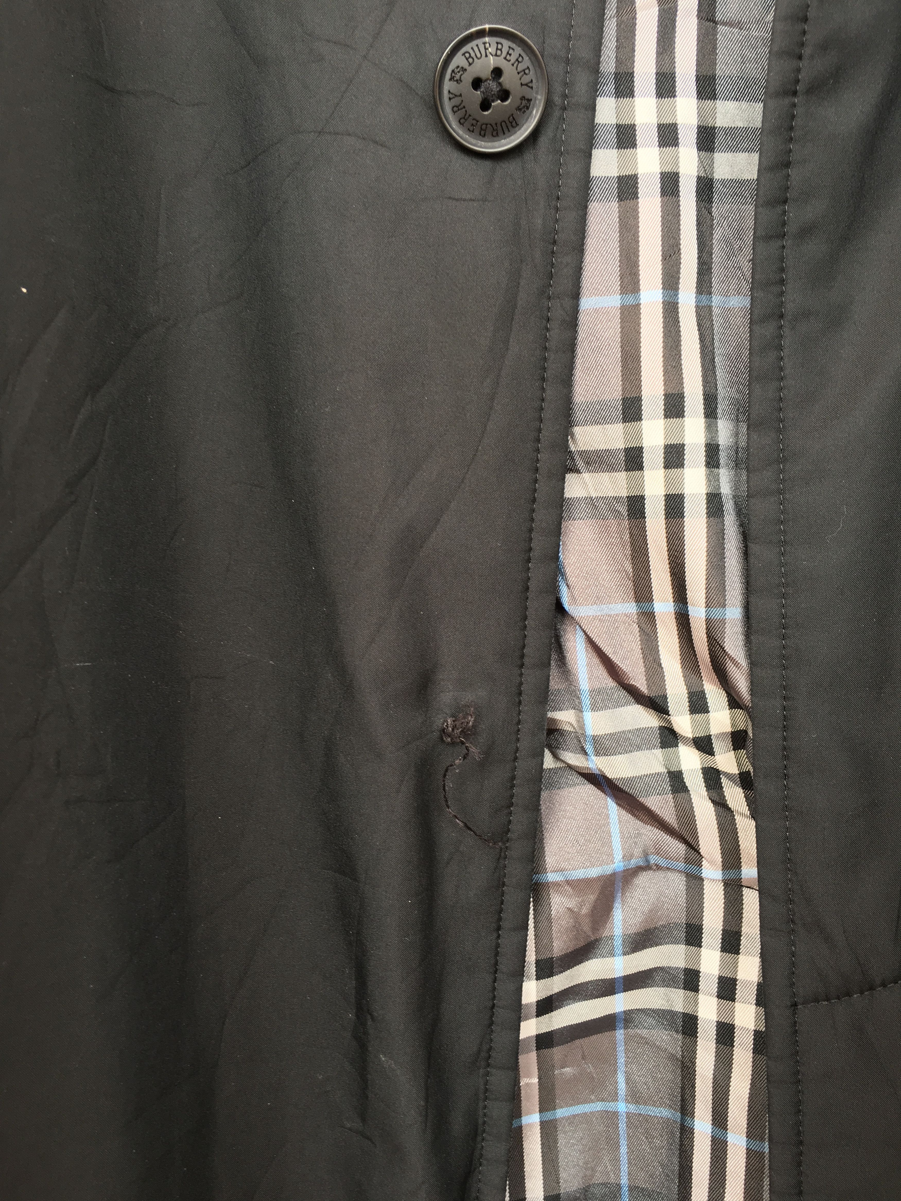 Burberry black long coat Size US L / EU 52-54 / 3 - 4 Thumbnail