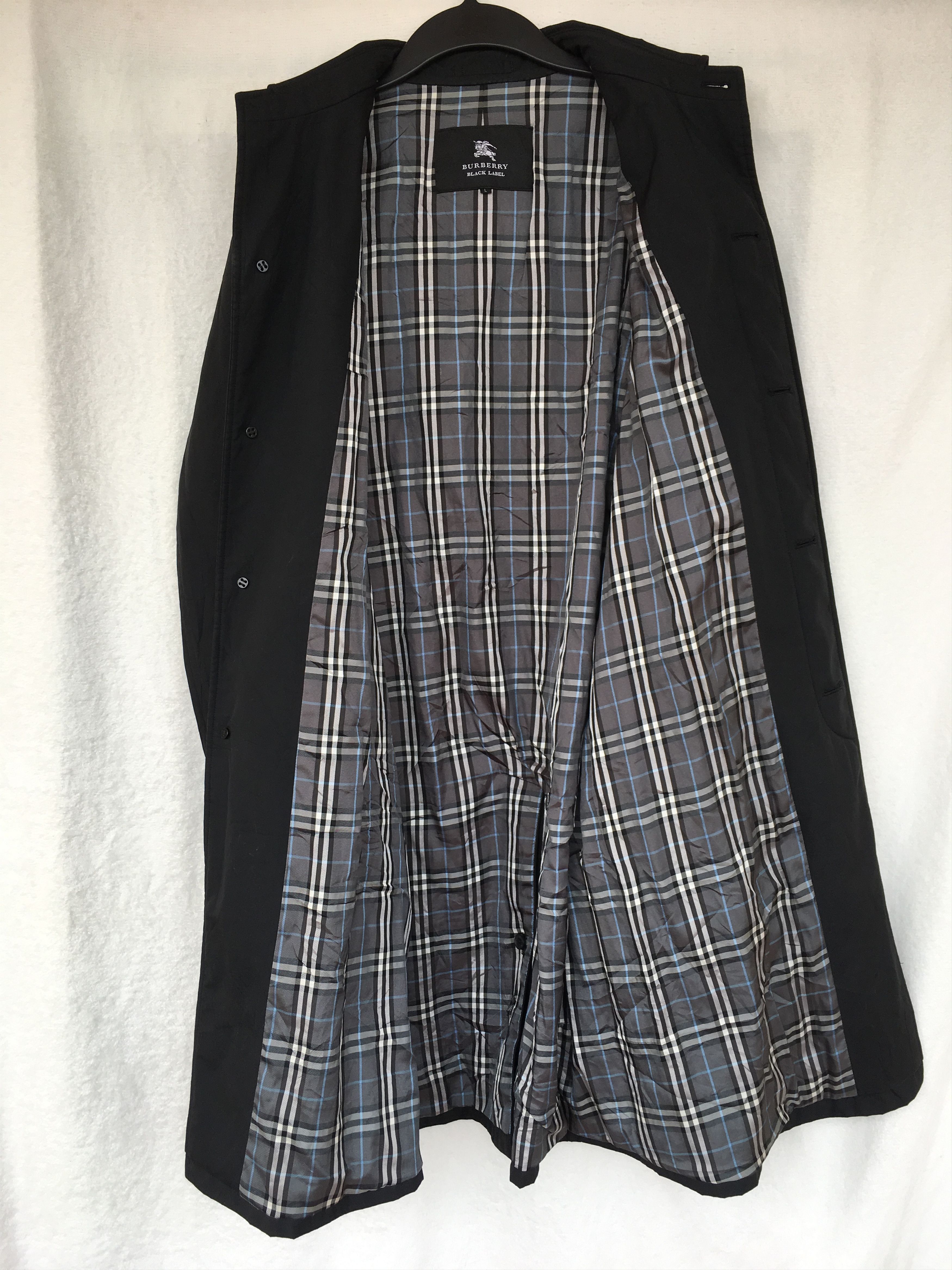 Burberry black long coat Size US L / EU 52-54 / 3 - 1 Thumbnail