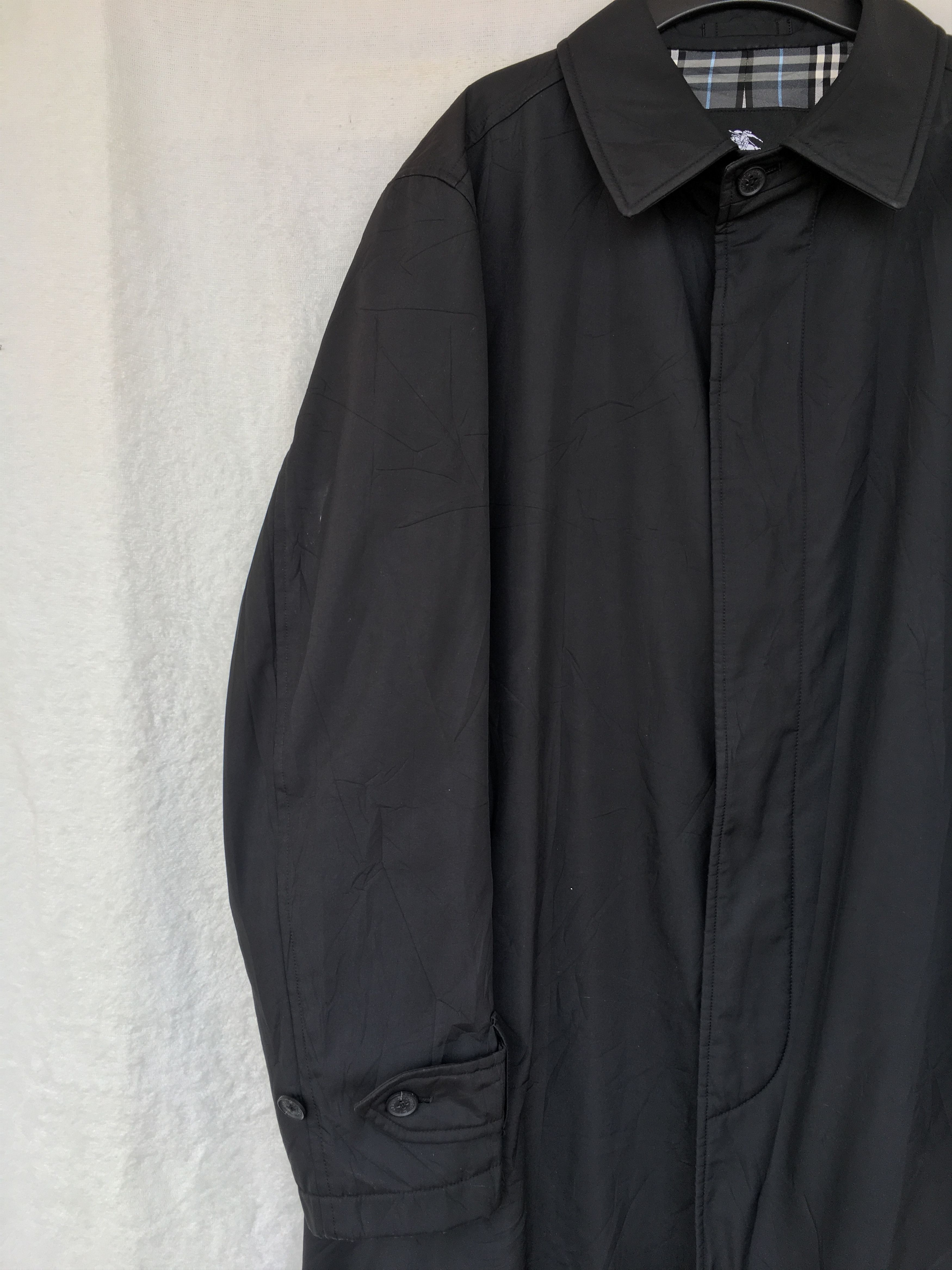 Burberry black long coat Size US L / EU 52-54 / 3 - 9 Thumbnail