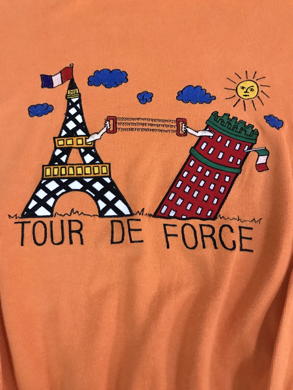 Jean Charles De Castelbajac × Vintage Jean Charles De Castelbajac Tour De Force Hand Knit Sweater Size US L / EU 52-54 / 3 - 5 Thumbnail