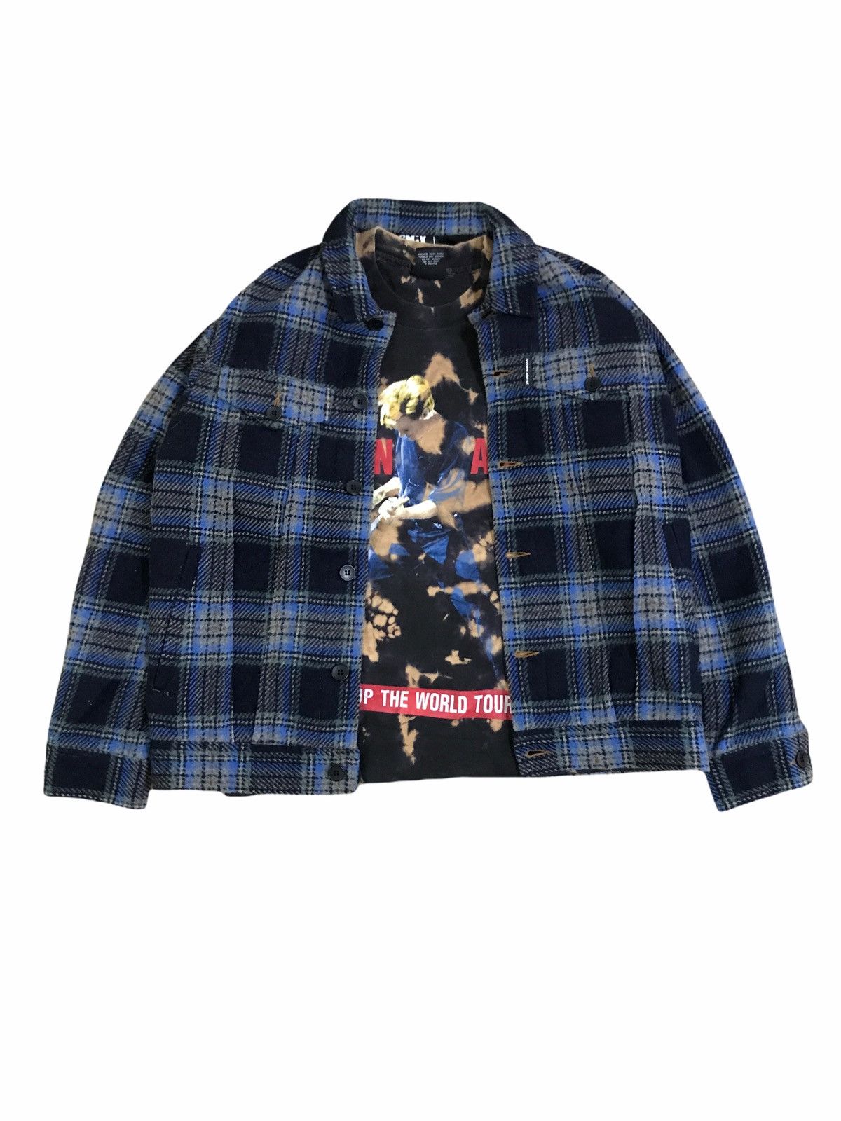 Flannel × Japanese Brand Japanese Brand Concave Attempt Shirt Jacket Kurt Cobain Size US M / EU 48-50 / 2 - 1 Thumbnail