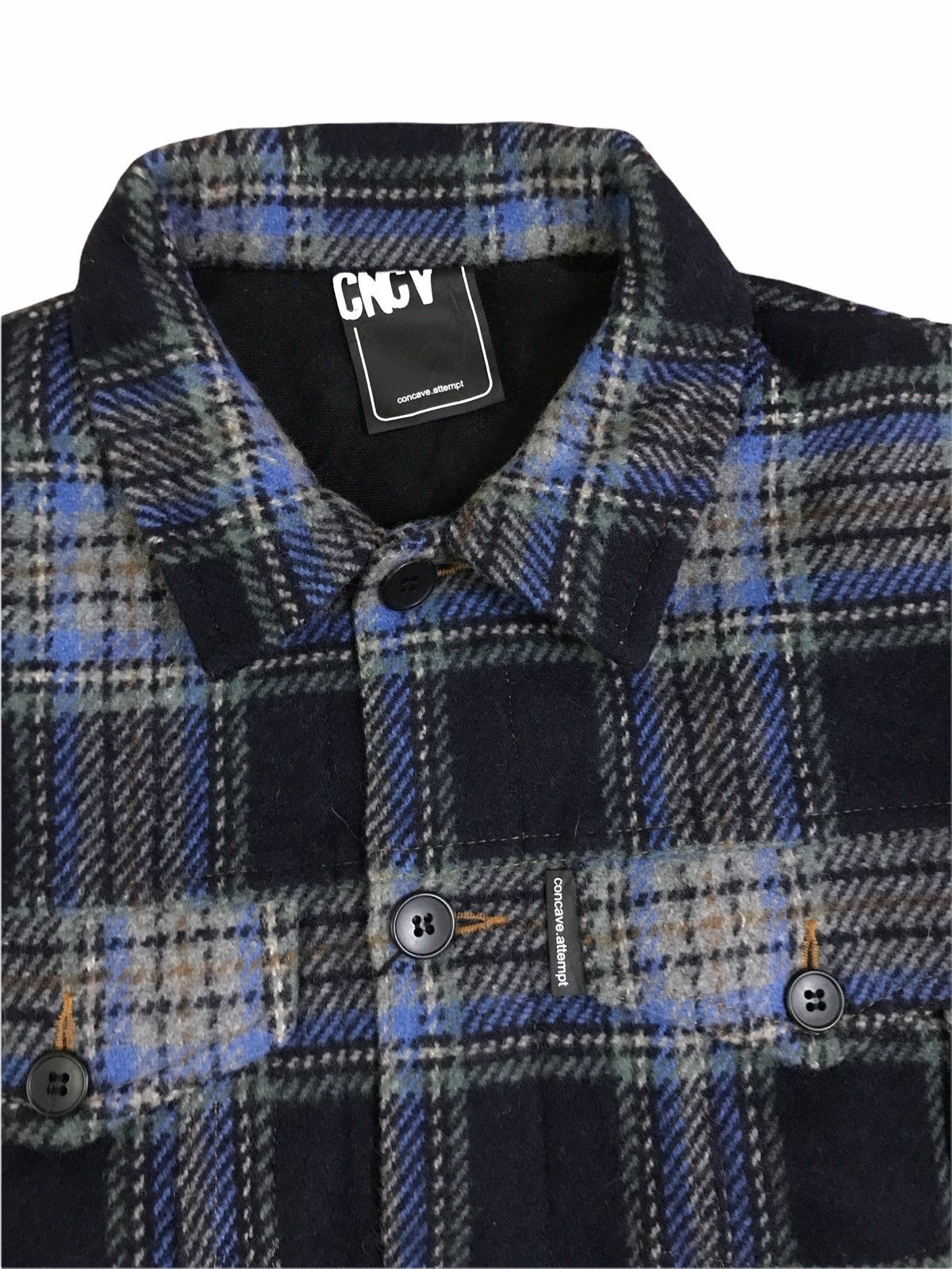 Flannel × Japanese Brand Japanese Brand Concave Attempt Shirt Jacket Kurt Cobain Size US M / EU 48-50 / 2 - 5 Thumbnail