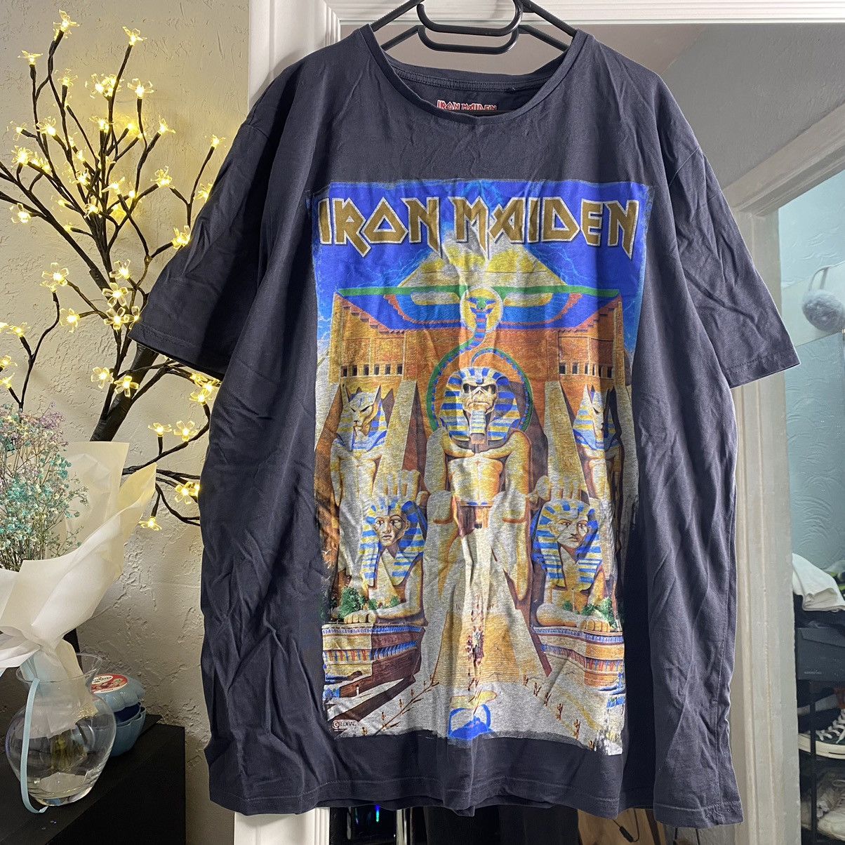 Iron Maiden IRON MAIDEN Y2K EGYPT SFINKS PROMO TOUR BOZY FIT T SHIRT Size US XL / EU 56 / 4 - 1 Thumbnail