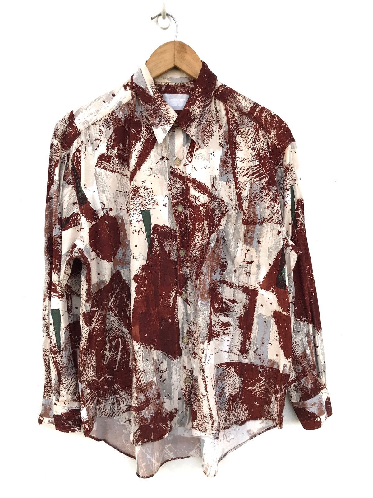 Japanese Brand Japanese Brand Lautremont Men Abstract Shirts Size US L / EU 52-54 / 3 - 1 Thumbnail