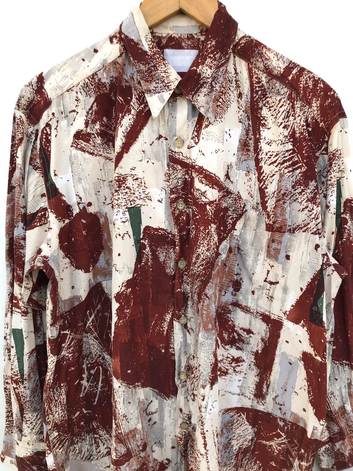 Japanese Brand Japanese Brand Lautremont Men Abstract Shirts Size US L / EU 52-54 / 3 - 3 Thumbnail