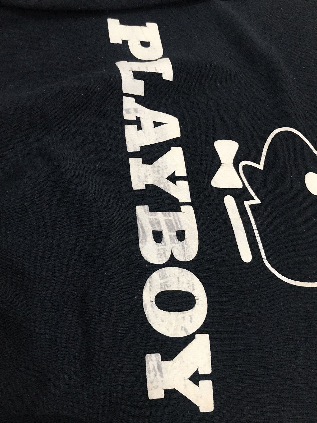 Playboy Vintage Playboy Bunny Black Big Logo Sweatshirt Size US L / EU 52-54 / 3 - 4 Thumbnail