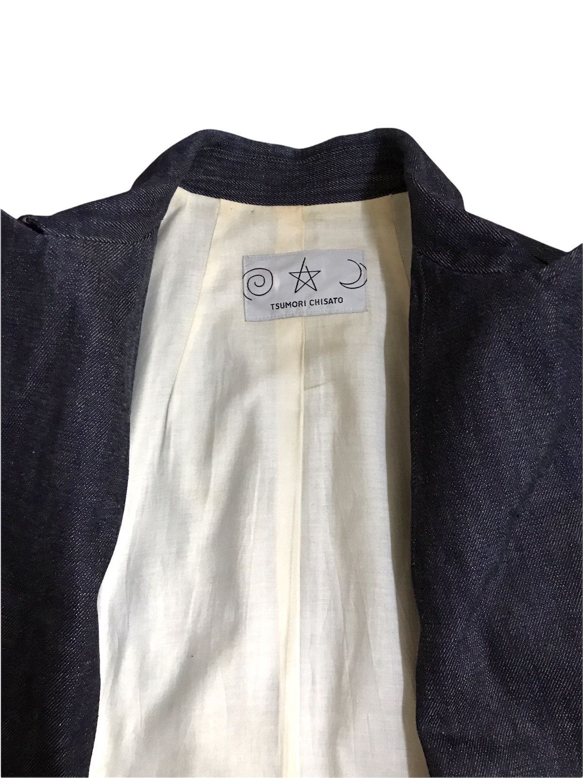 Issey Miyake Issey Miyake Tsumori Chisato Double Breast Denim Jacket Size US S / EU 44-46 / 1 - 5 Thumbnail