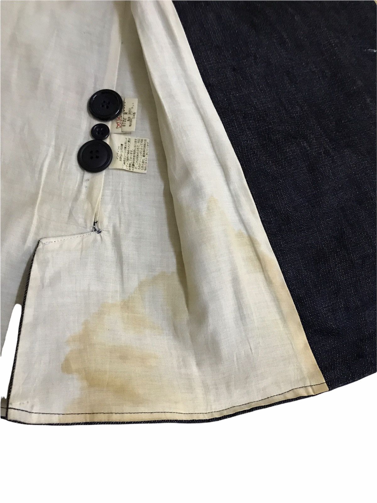 Issey Miyake Issey Miyake Tsumori Chisato Double Breast Denim Jacket Size US S / EU 44-46 / 1 - 6 Thumbnail
