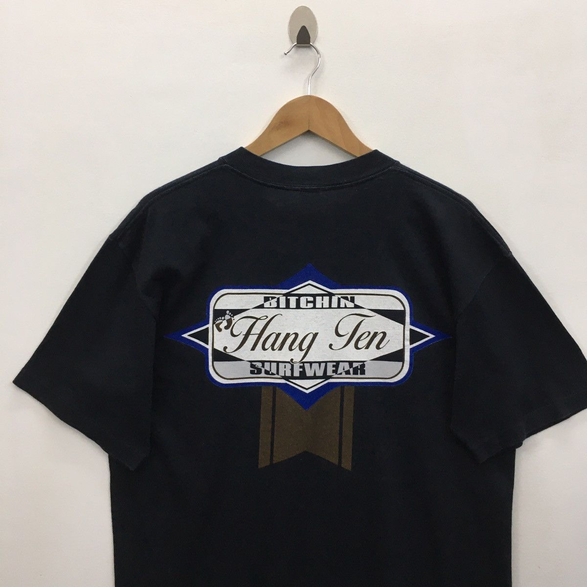 Hang Ten × Vintage Rare Vintage 90s HANG TEN Big Printed Tshirt Size US L / EU 52-54 / 3 - 7 Thumbnail