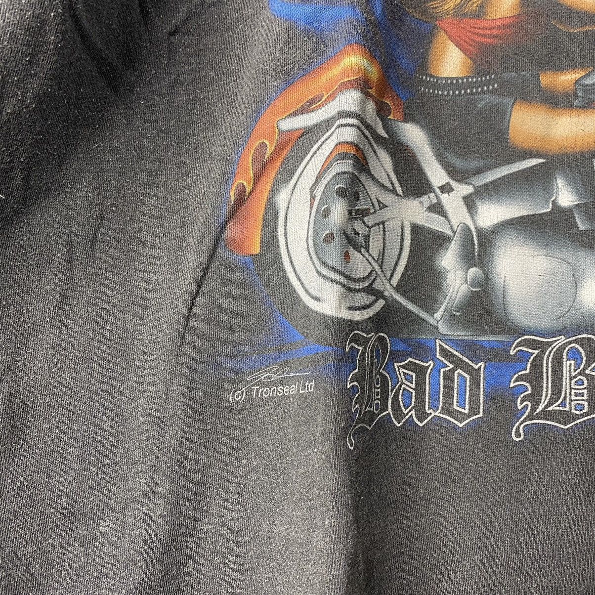 Harley Davidson VINTAGE BAD BOY COPS BIKERS FIRE 3D JACK DANIELS T SHIRT Size US XXL / EU 58 / 5 - 3 Thumbnail