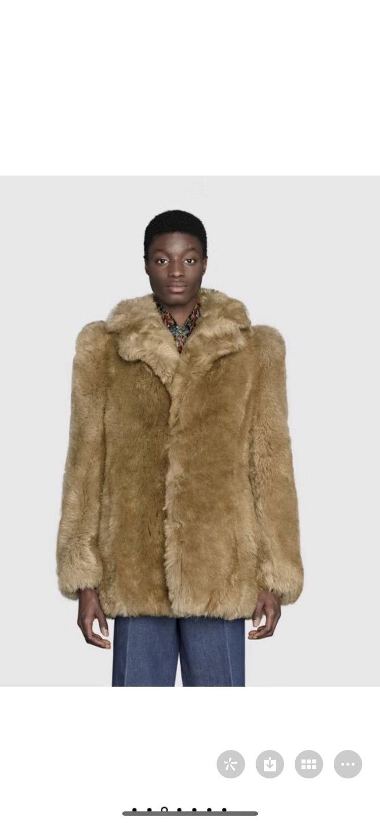 Gucci $7,000+Value Shearling fur jacket as worn by Harry Styles Size US M / EU 48-50 / 2 - 8 Thumbnail