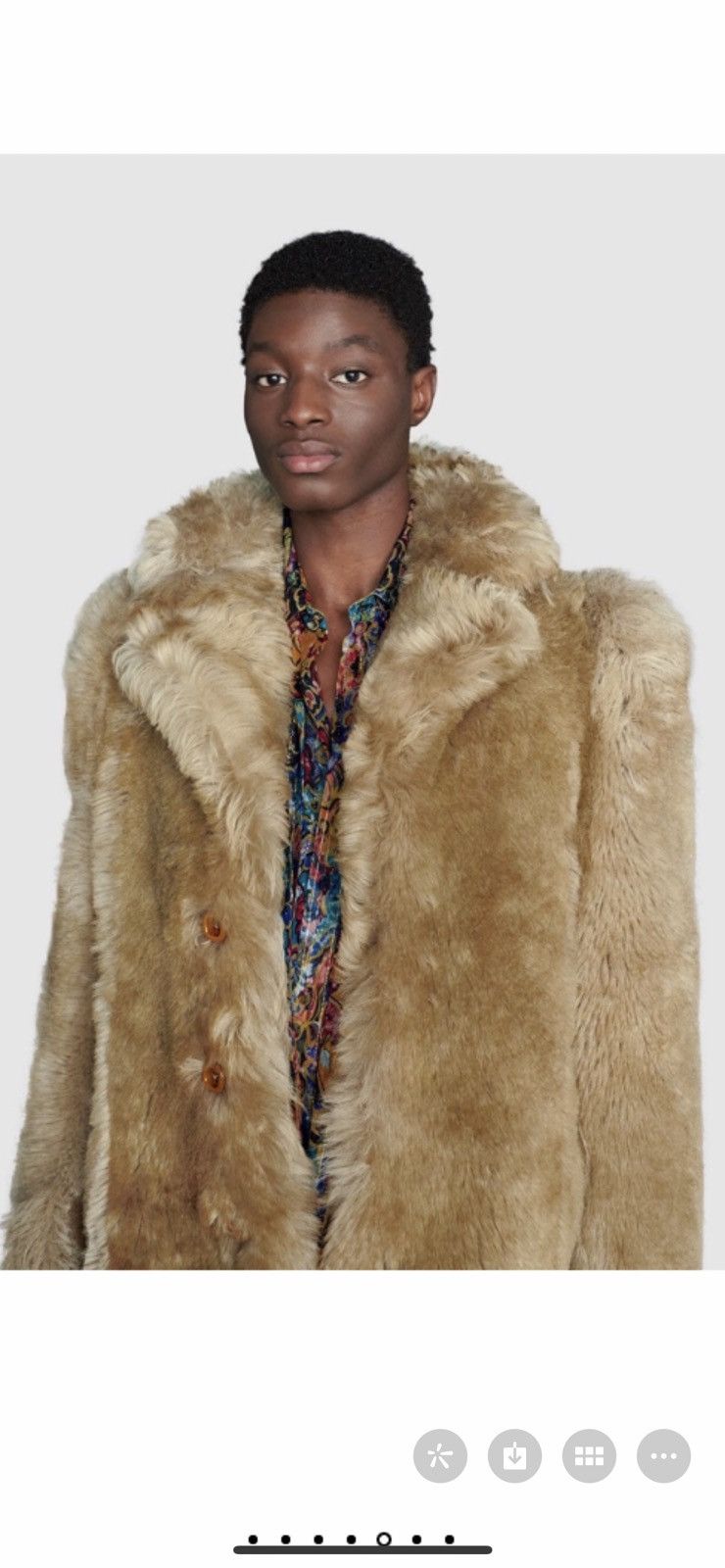 Gucci $7,000+Value Shearling fur jacket as worn by Harry Styles Size US M / EU 48-50 / 2 - 4 Thumbnail