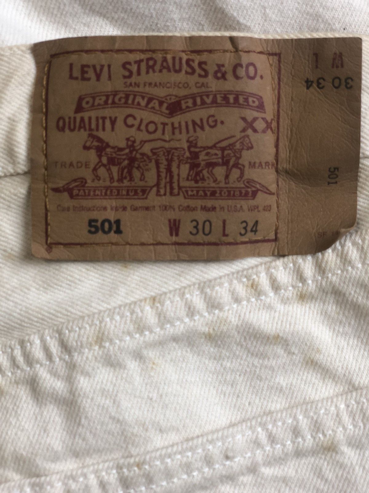 Levi's Vintage 1995 Levi’s 501 Denim Size US 29 - 7 Thumbnail
