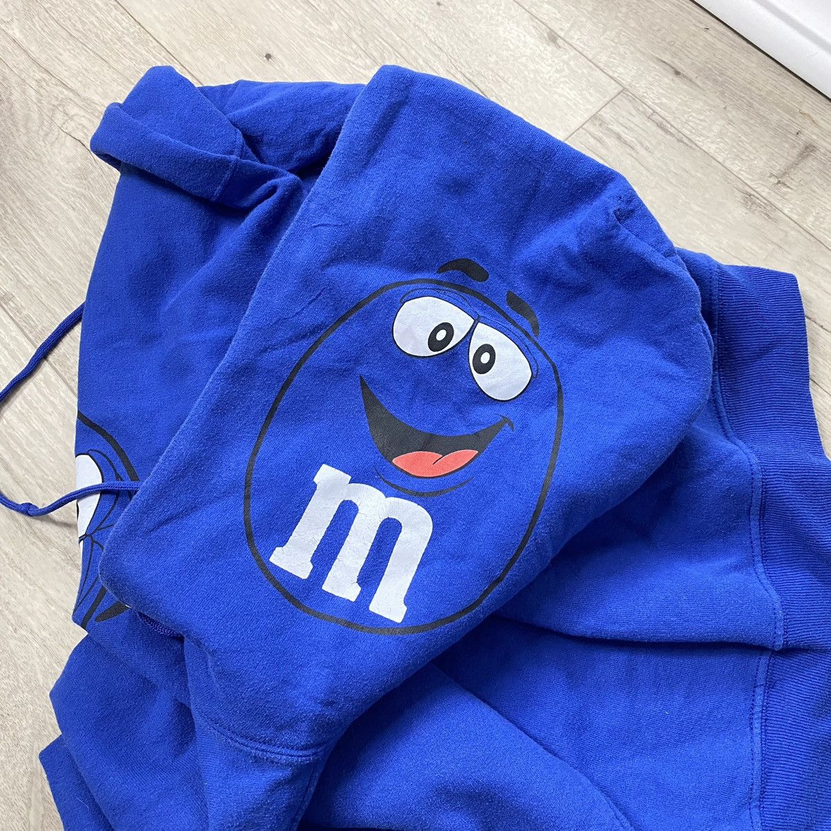Other VINTAGE M&M’S AUTHENTIC USA CHOCOLATE BLUE HOODIE Size US S / EU 44-46 / 1 - 3 Thumbnail