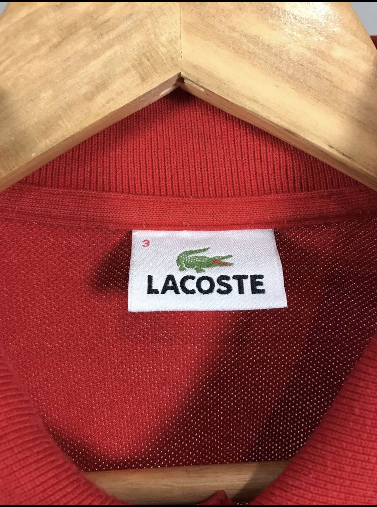 Lacoste Lacoste Vintage Luxury Streetwear Red Polo Tee Size US S / EU 44-46 / 1 - 4 Thumbnail