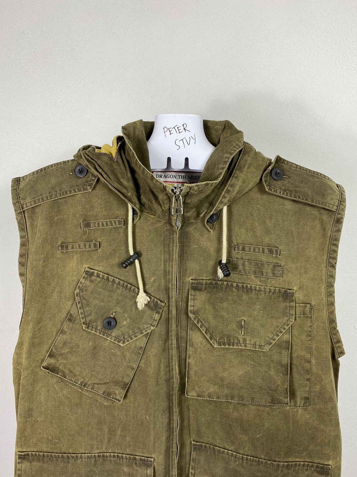 Designer × Japanese Brand Dragon Thunder Vest Hoodies Nice Design Size US M / EU 48-50 / 2 - 3 Thumbnail