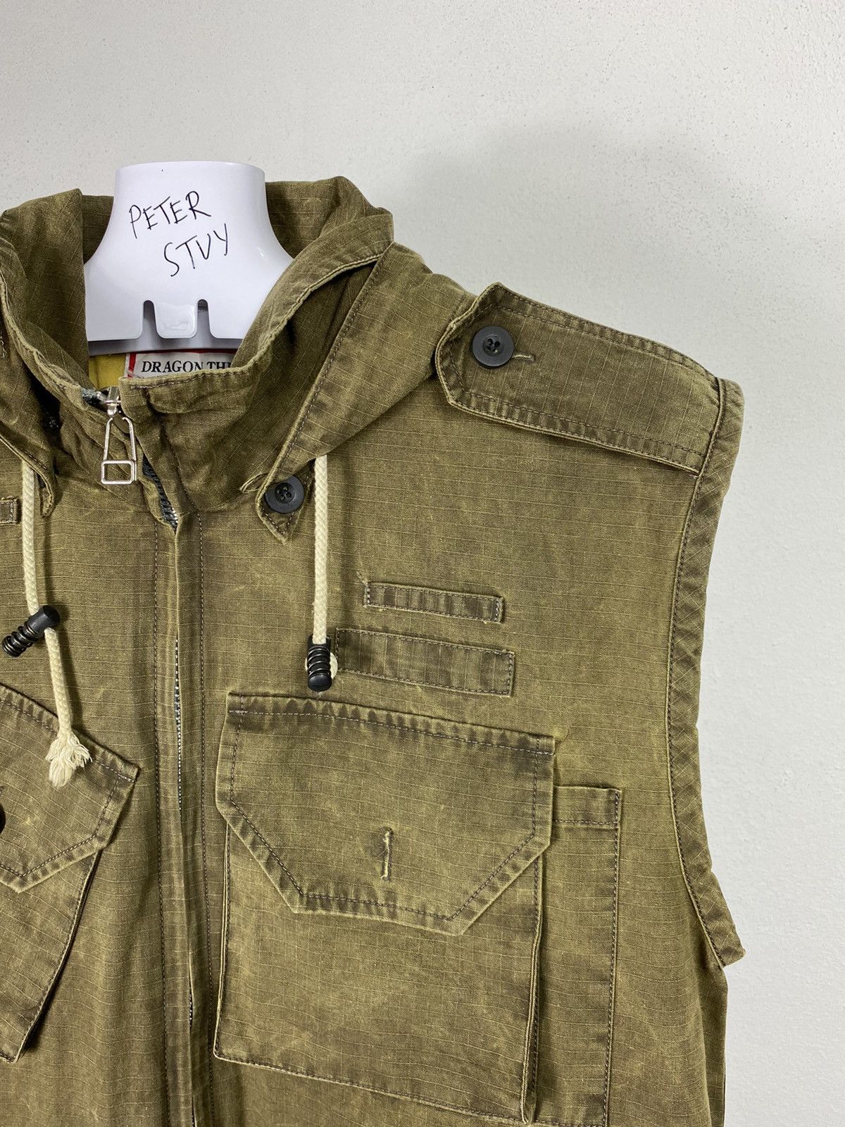 Designer × Japanese Brand Dragon Thunder Vest Hoodies Nice Design Size US M / EU 48-50 / 2 - 5 Thumbnail