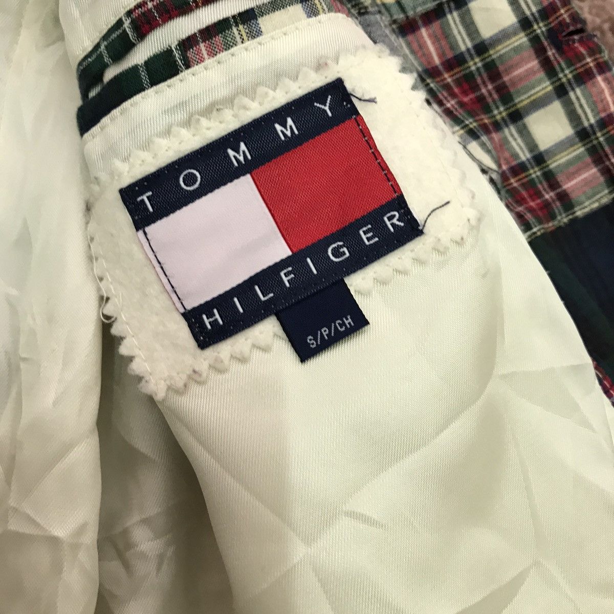 Tommy Hilfiger Vintage Patchwork blazer Size US S / EU 44-46 / 1 - 3 Thumbnail