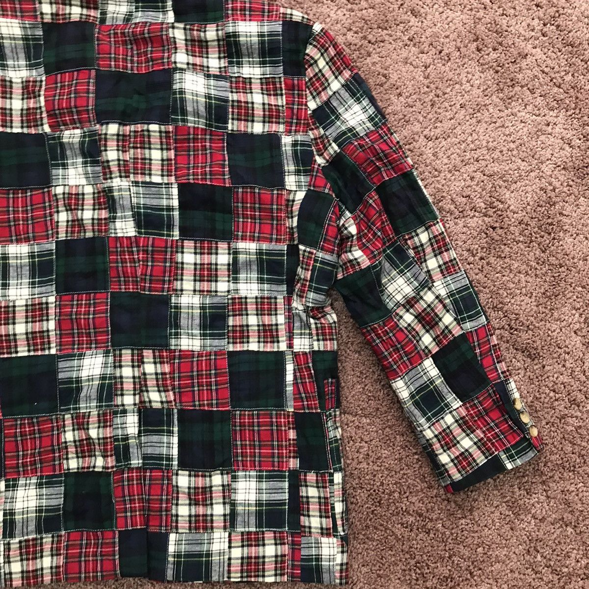 Tommy Hilfiger Vintage Patchwork blazer Size US S / EU 44-46 / 1 - 9 Thumbnail