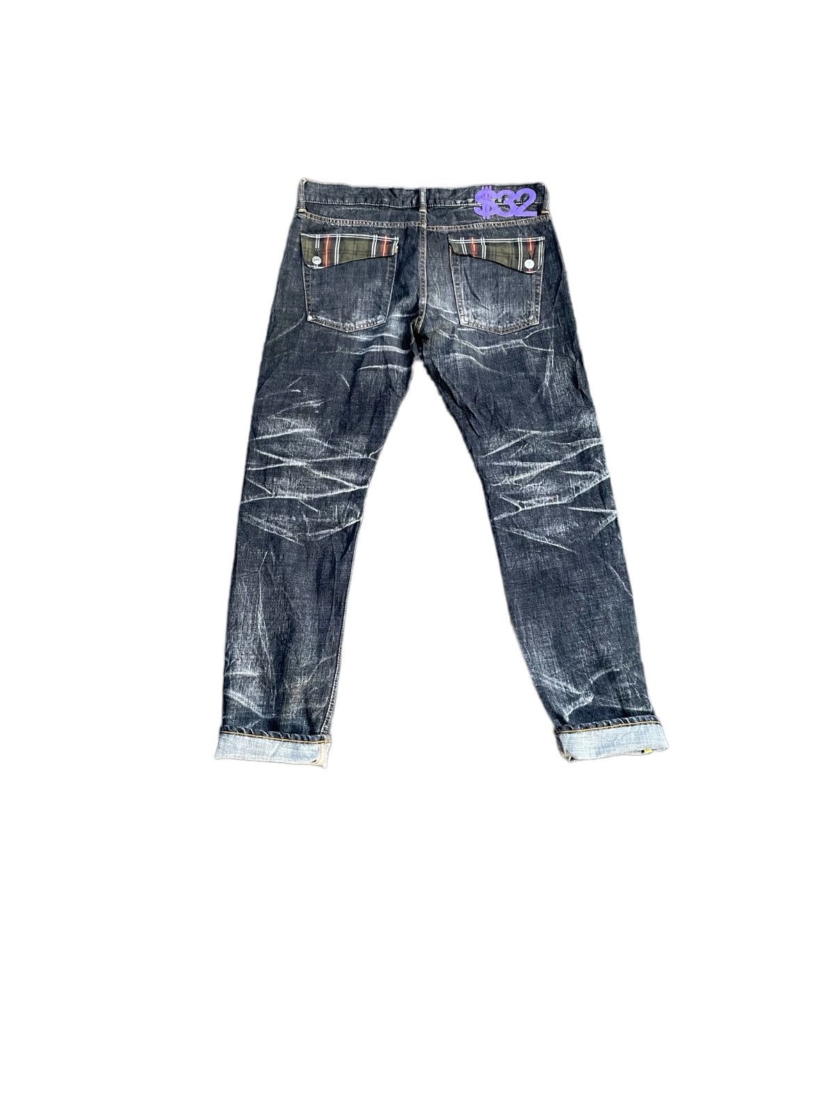 Japanese Brand × Swagger STEALS Swagger Selvedge Custom Distresed Size US 35 - 12 Thumbnail