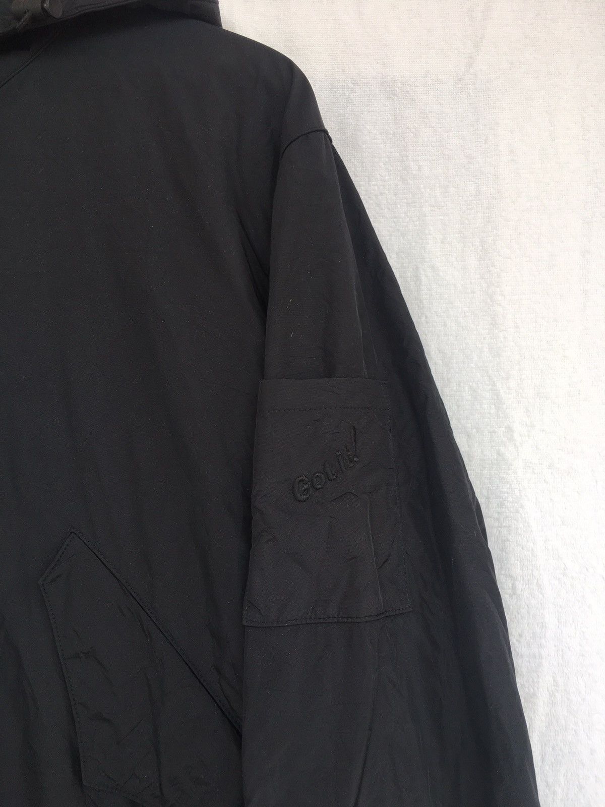Japanese Brand black parka Size US L / EU 52-54 / 3 - 3 Thumbnail