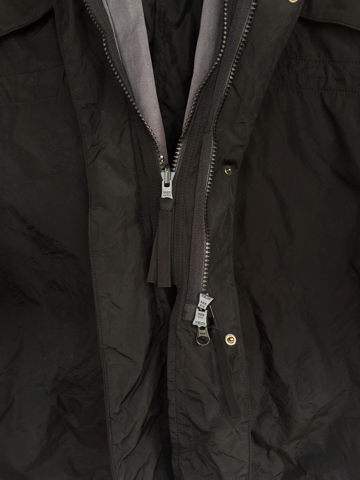 Japanese Brand black parka Size US L / EU 52-54 / 3 - 15 Thumbnail