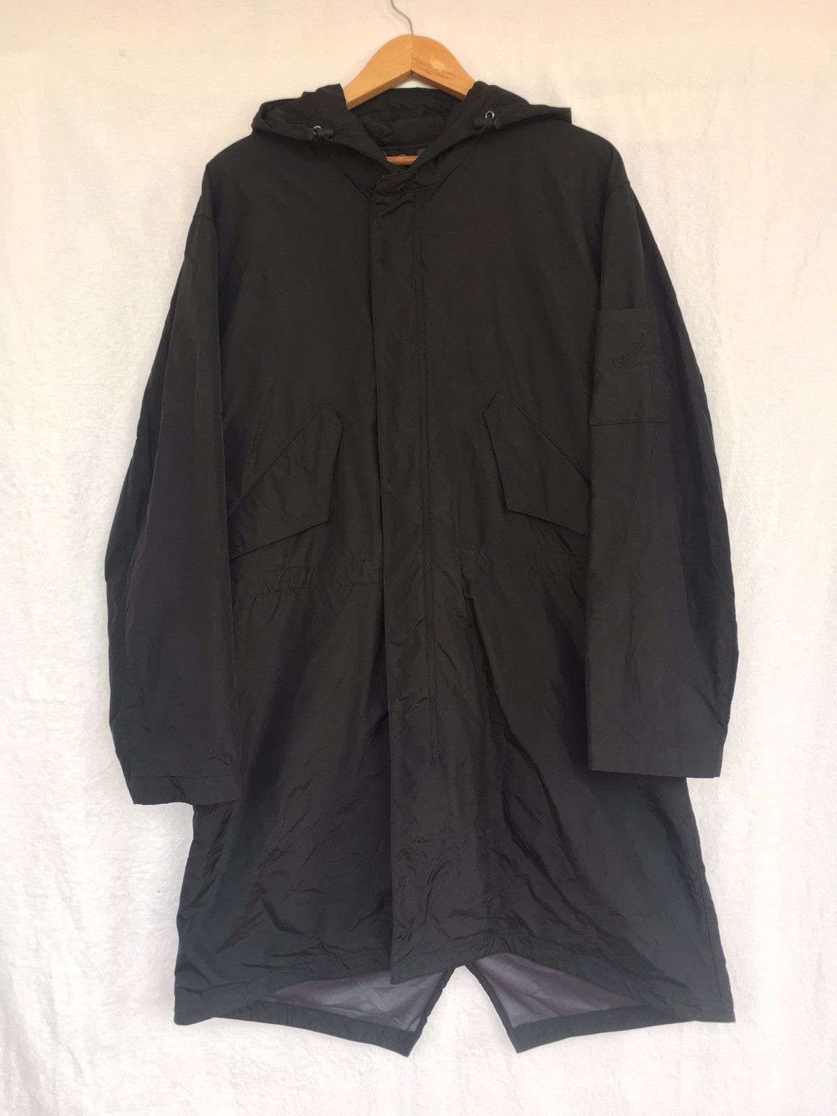 Japanese Brand black parka Size US L / EU 52-54 / 3 - 1 Thumbnail
