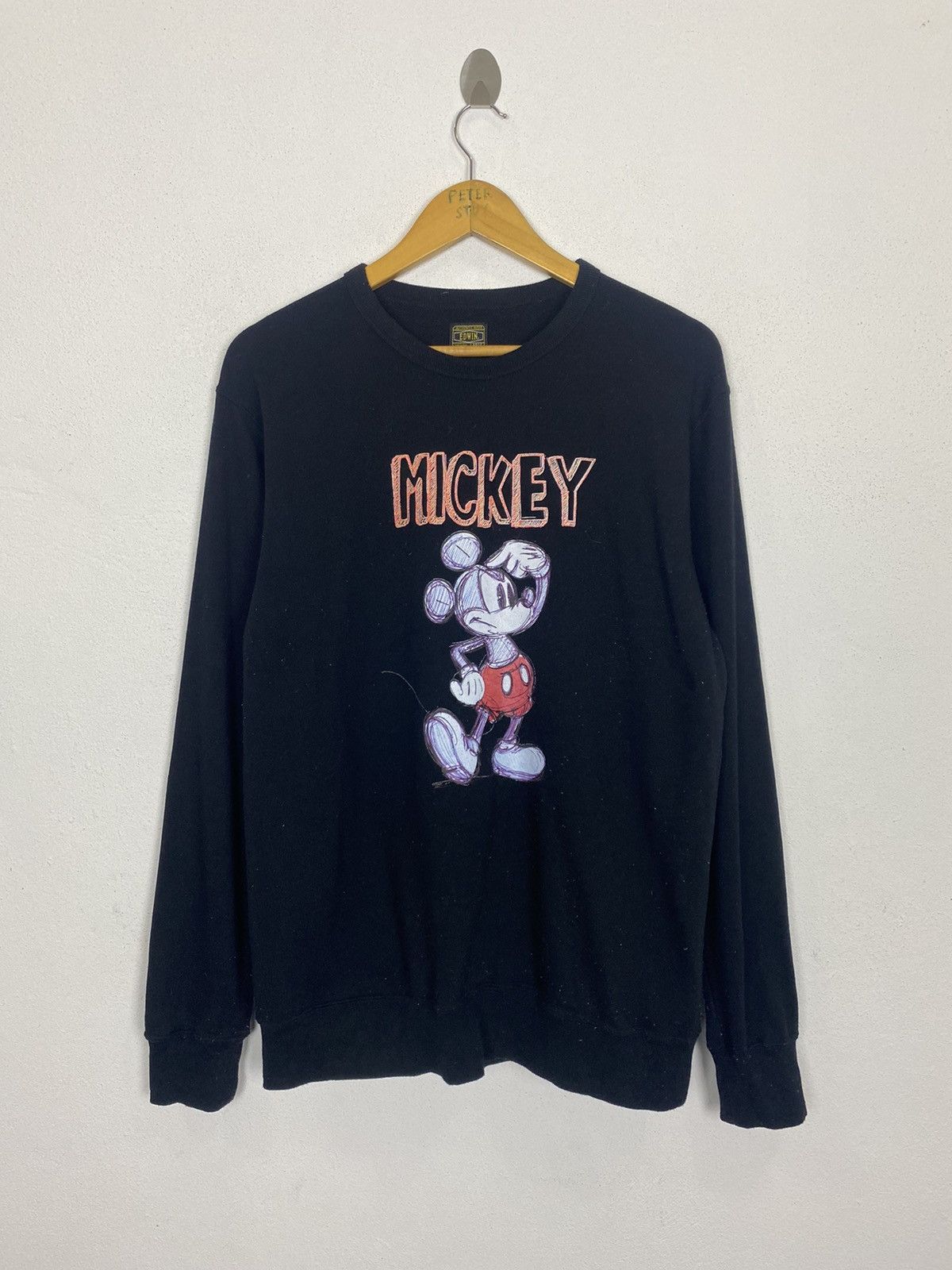 Disney × Edwin × Mickey Mouse EDWIN x MICKEY MOUSE SWEATSHIRT Size US L / EU 52-54 / 3 - 2 Thumbnail