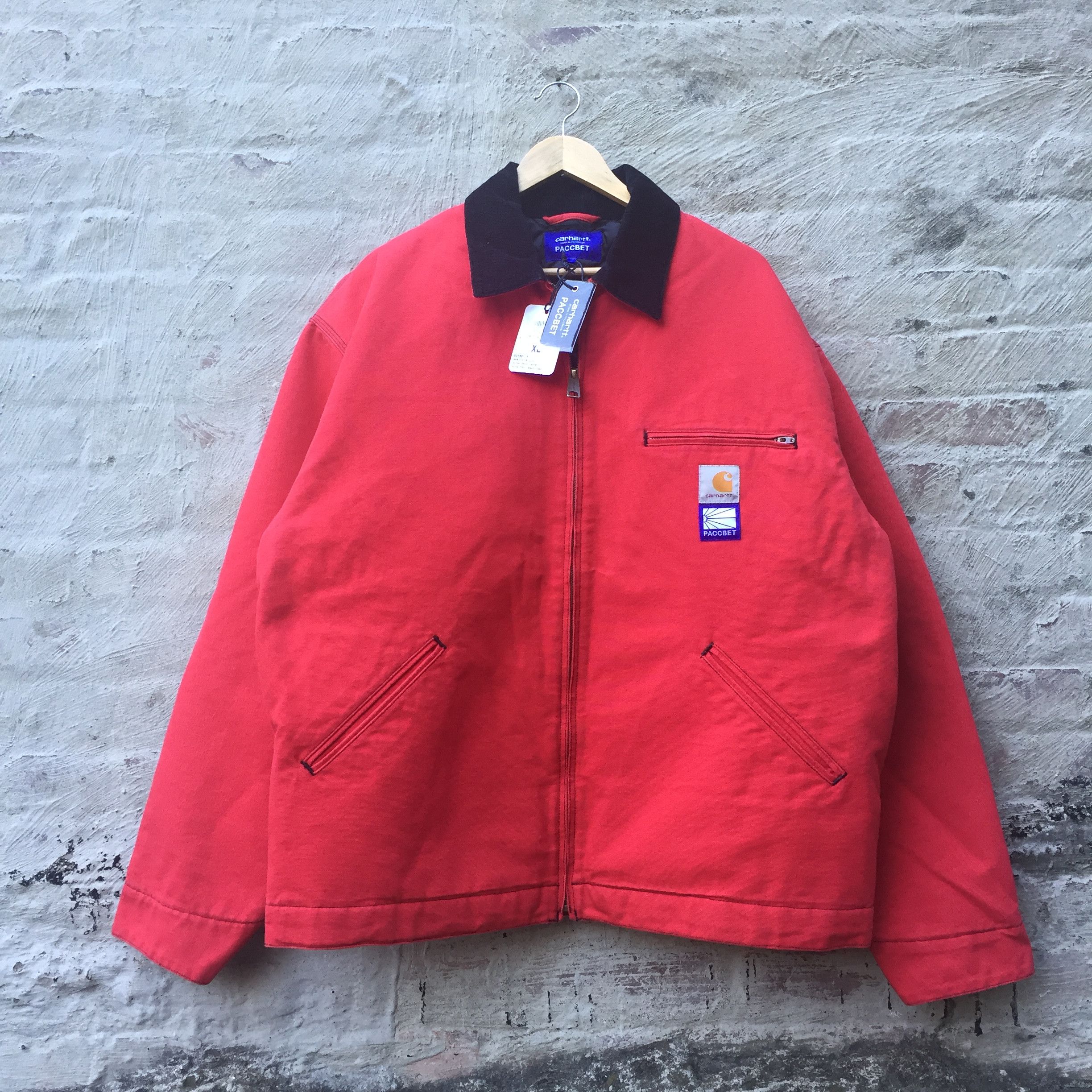 Gosha Rubchinskiy Carhartt WIP x Paccbet Detroit Jacket Red/Black