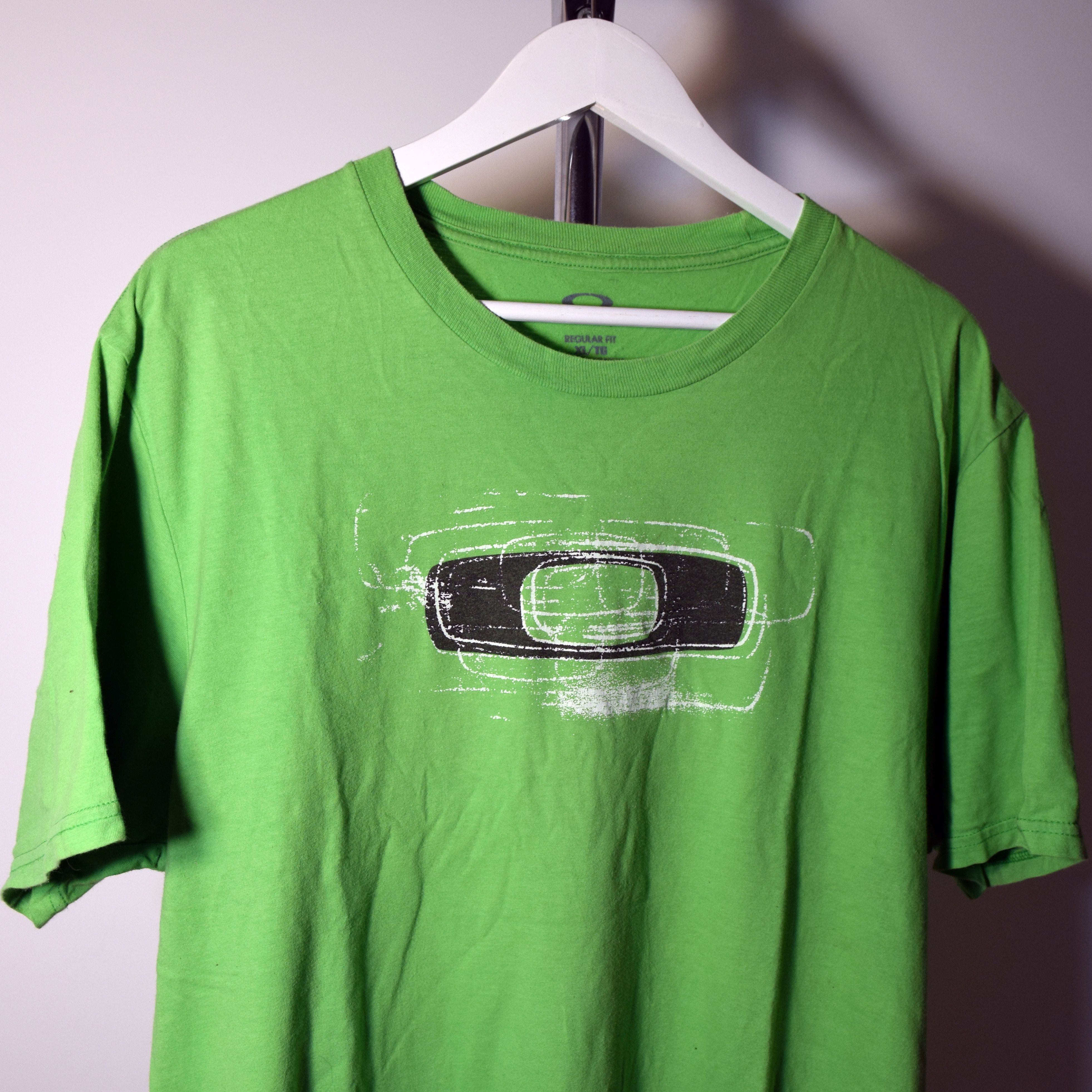 Oakley × Vintage Y2K SCRIPT LOGO vintage drill drip oakley TSHIRT REGULAR Size US XL / EU 56 / 4 - 3 Thumbnail