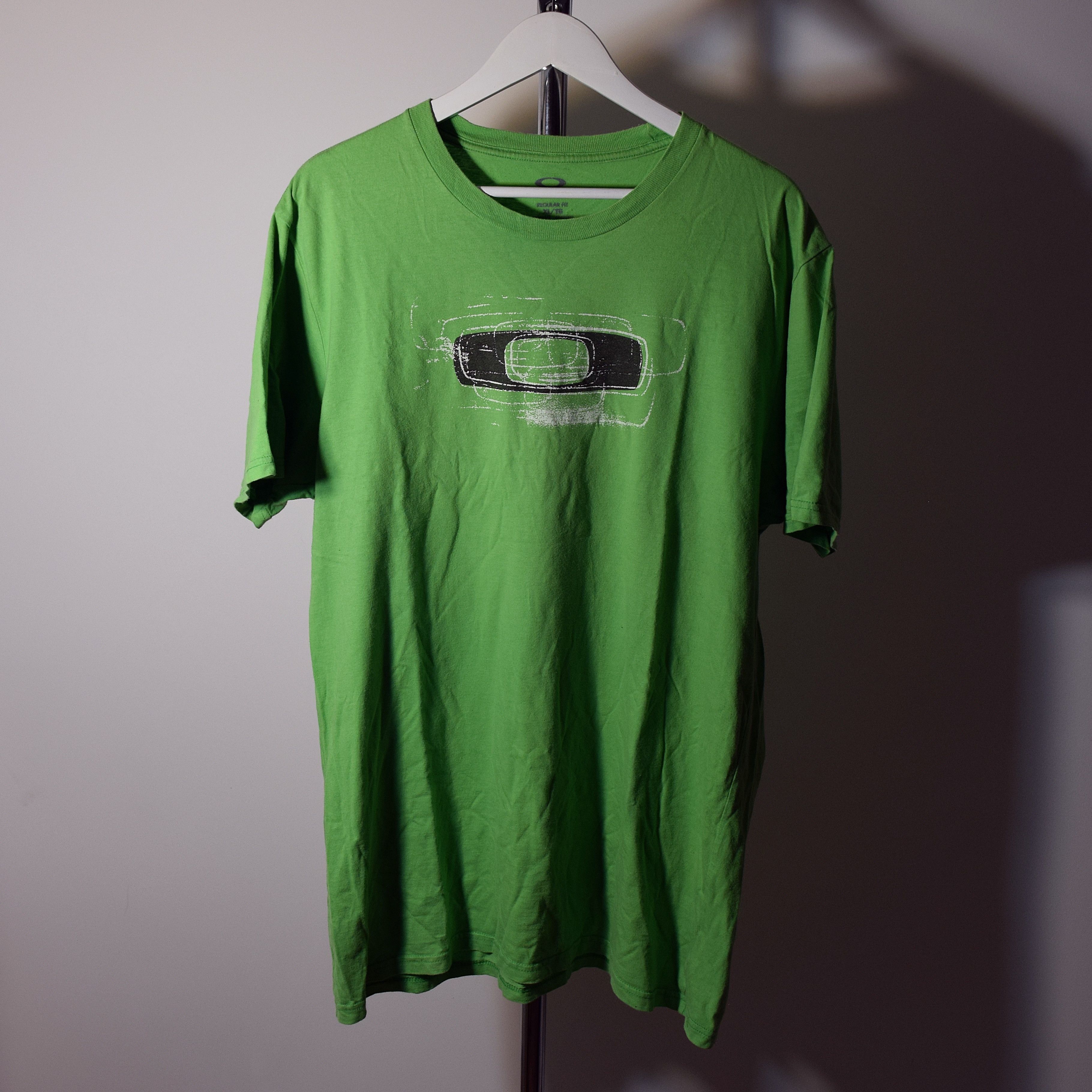 Oakley × Vintage Y2K SCRIPT LOGO vintage drill drip oakley TSHIRT REGULAR Size US XL / EU 56 / 4 - 2 Thumbnail