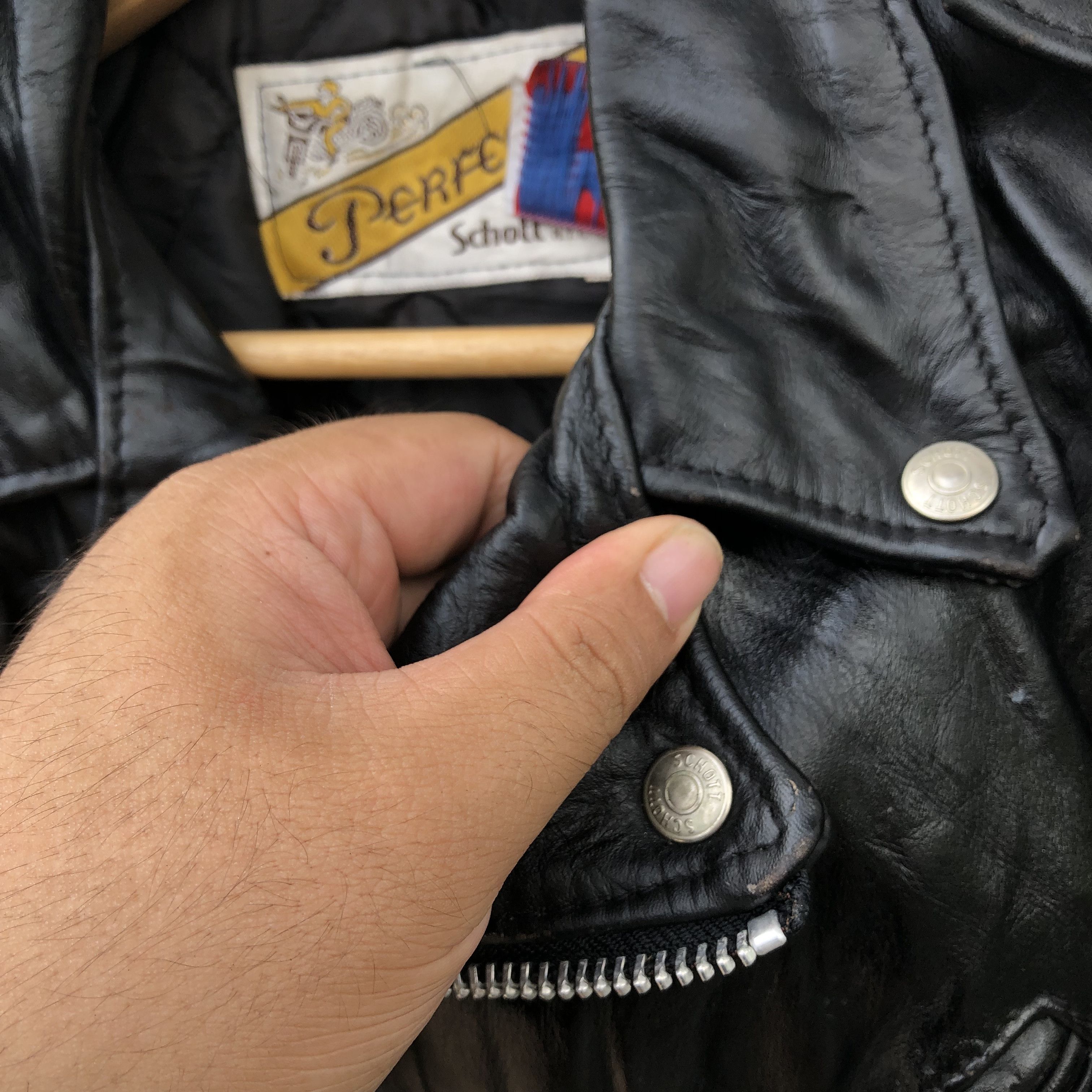Schott 🔥SCHOTT PERFECTO 618 N.Y.C Bikers Leather Jacket Size US M / EU 48-50 / 2 - 7 Thumbnail