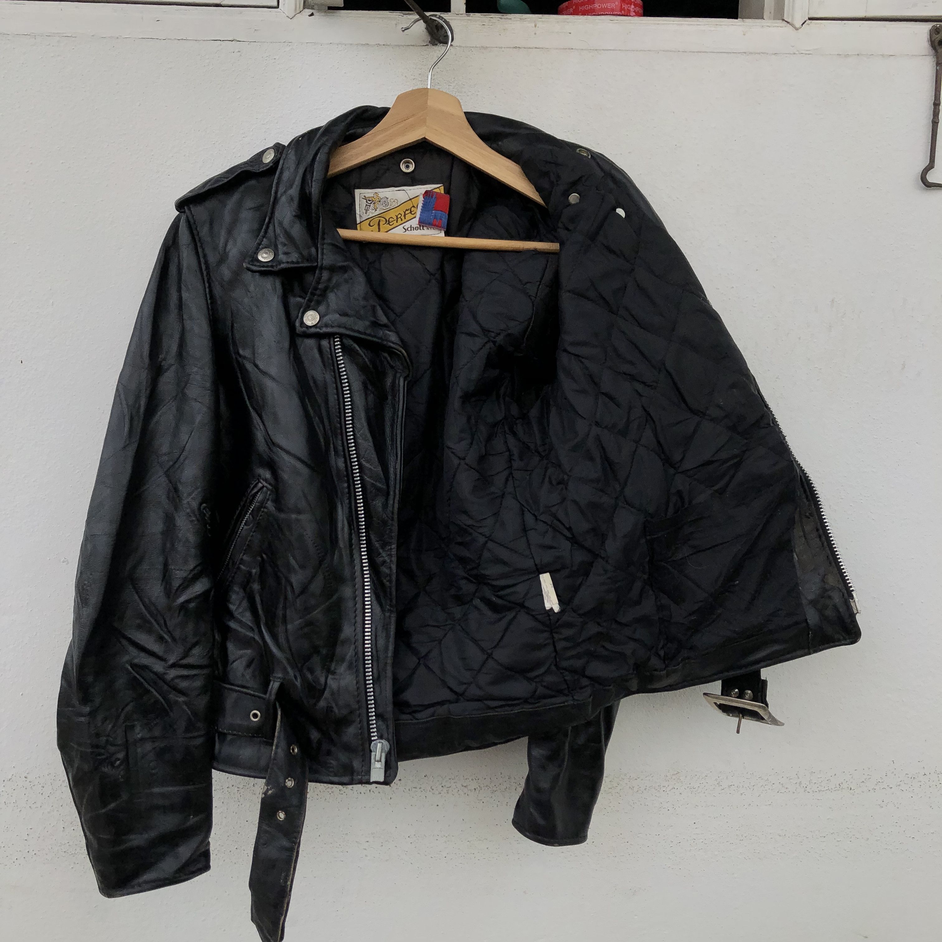 Schott 🔥SCHOTT PERFECTO 618 N.Y.C Bikers Leather Jacket Size US M / EU 48-50 / 2 - 14 Thumbnail