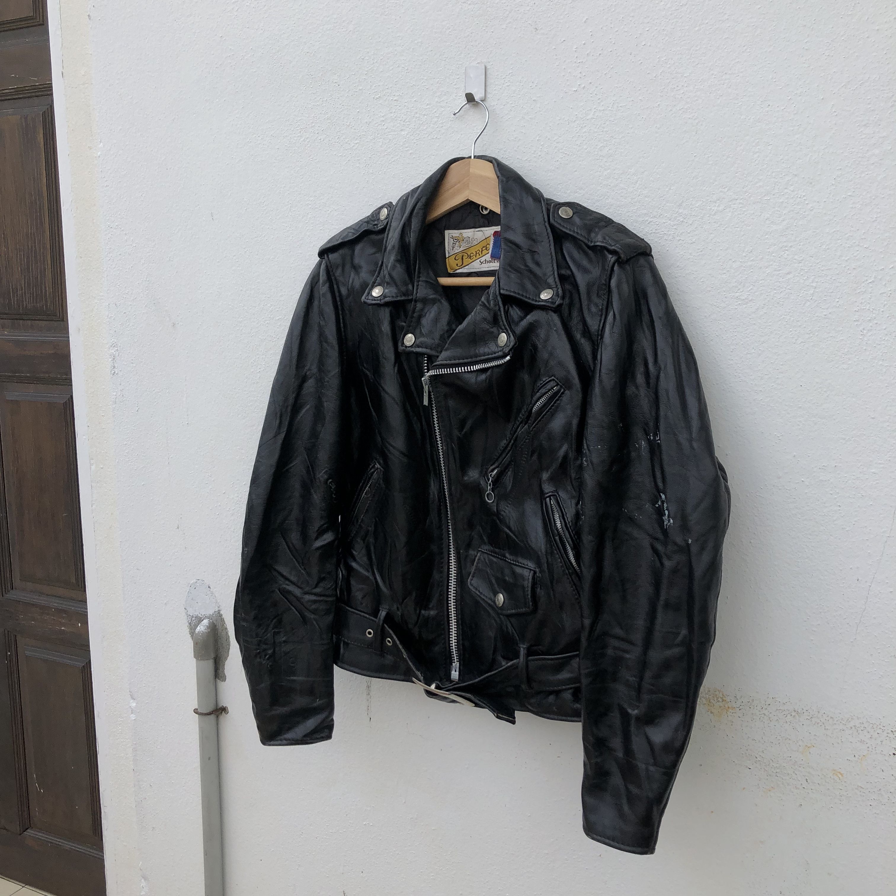 Schott 🔥SCHOTT PERFECTO 618 N.Y.C Bikers Leather Jacket Size US M / EU 48-50 / 2 - 3 Thumbnail