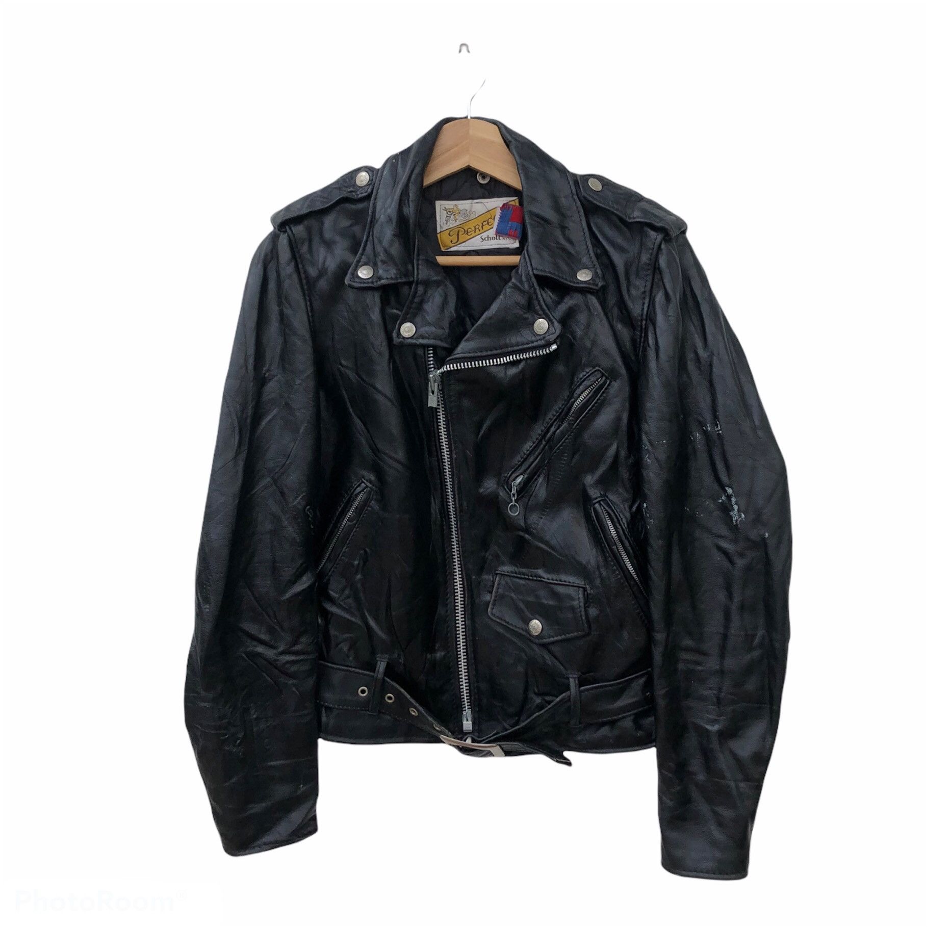 Schott 🔥SCHOTT PERFECTO 618 N.Y.C Bikers Leather Jacket Size US M / EU 48-50 / 2 - 2 Thumbnail