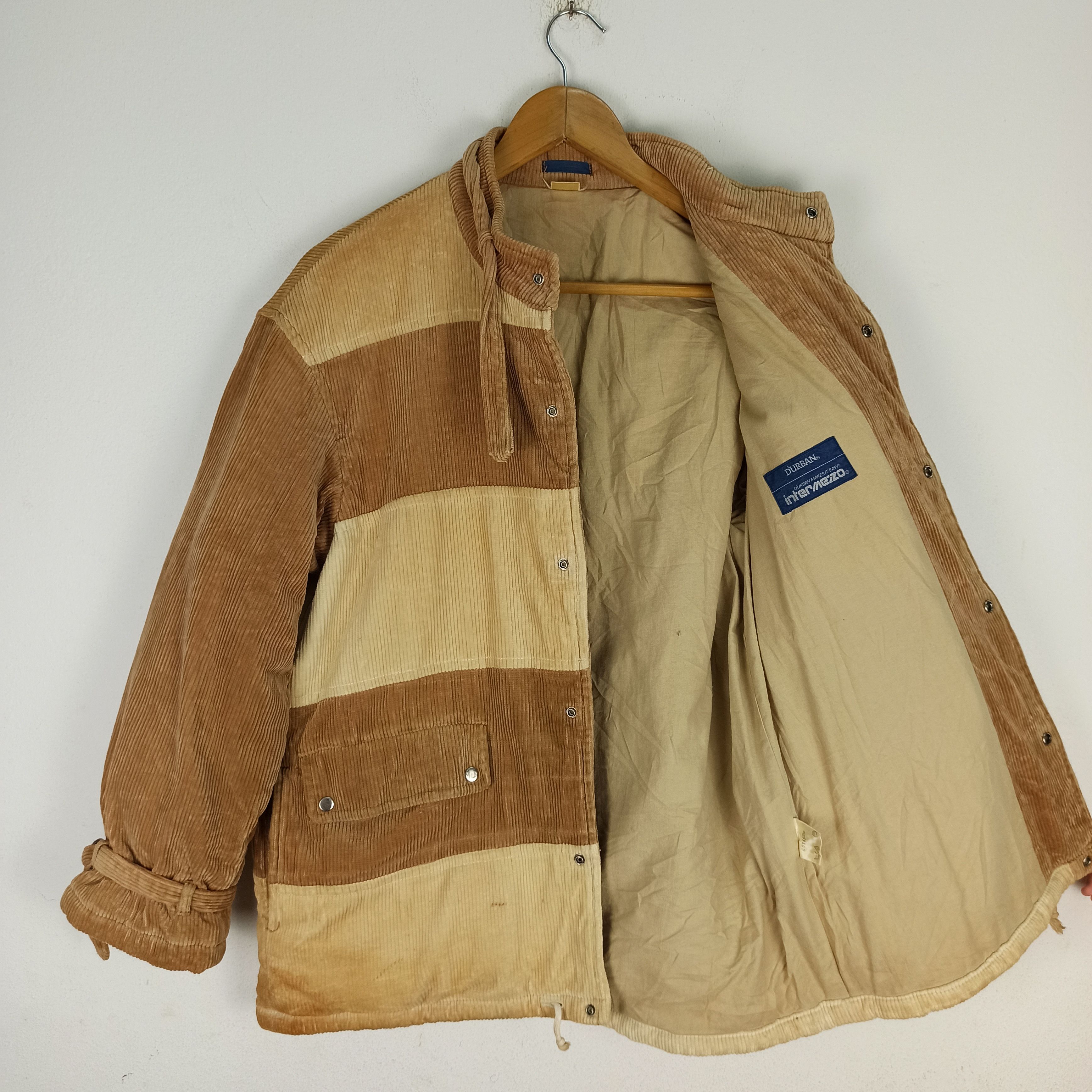 Japanese Brand Rare🔥 D'URBAN INTER MEZZO Corduroy Patchwork Jacket Size US M / EU 48-50 / 2 - 5 Thumbnail