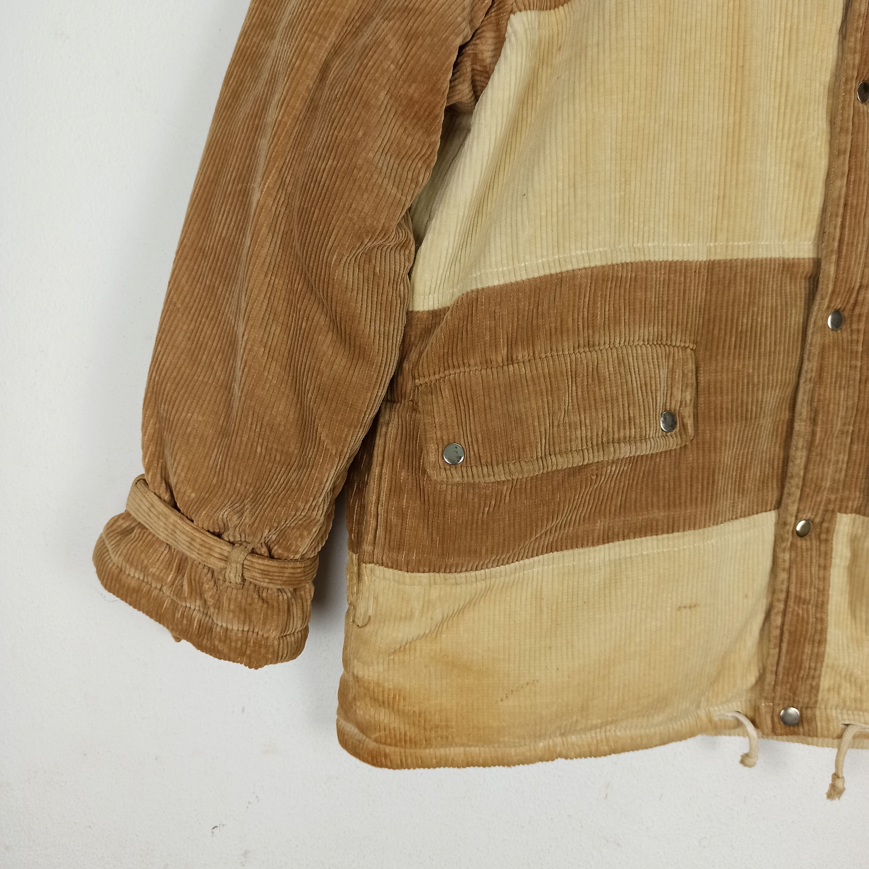 Japanese Brand Rare🔥 D'URBAN INTER MEZZO Corduroy Patchwork Jacket Size US M / EU 48-50 / 2 - 4 Thumbnail