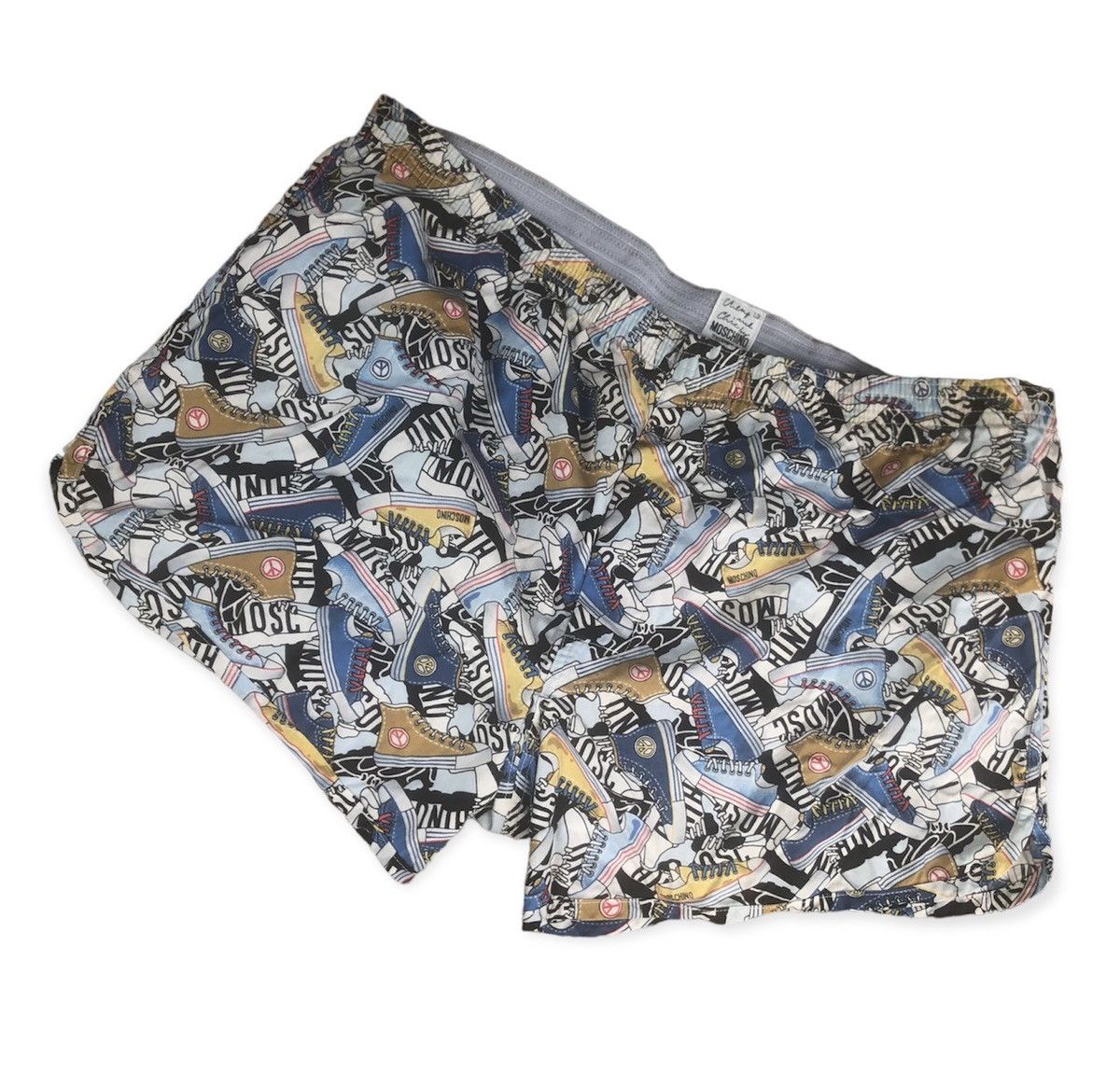 image of Designer Moschino Full Print Underwear, Men's (Size 33)