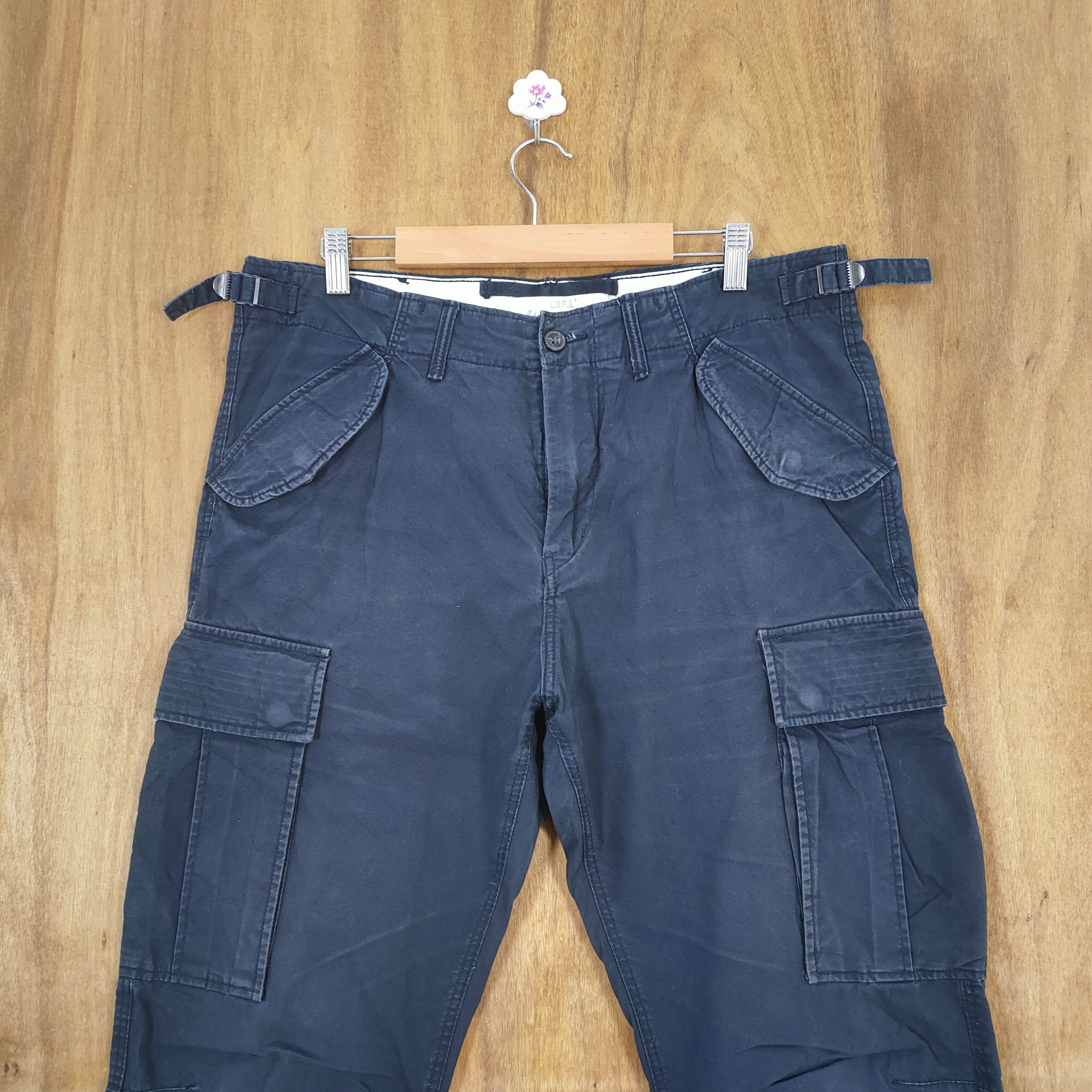 Japanese Brand LOGG FADED CARGO PANTS Size US 34 / EU 50 - 2 Thumbnail